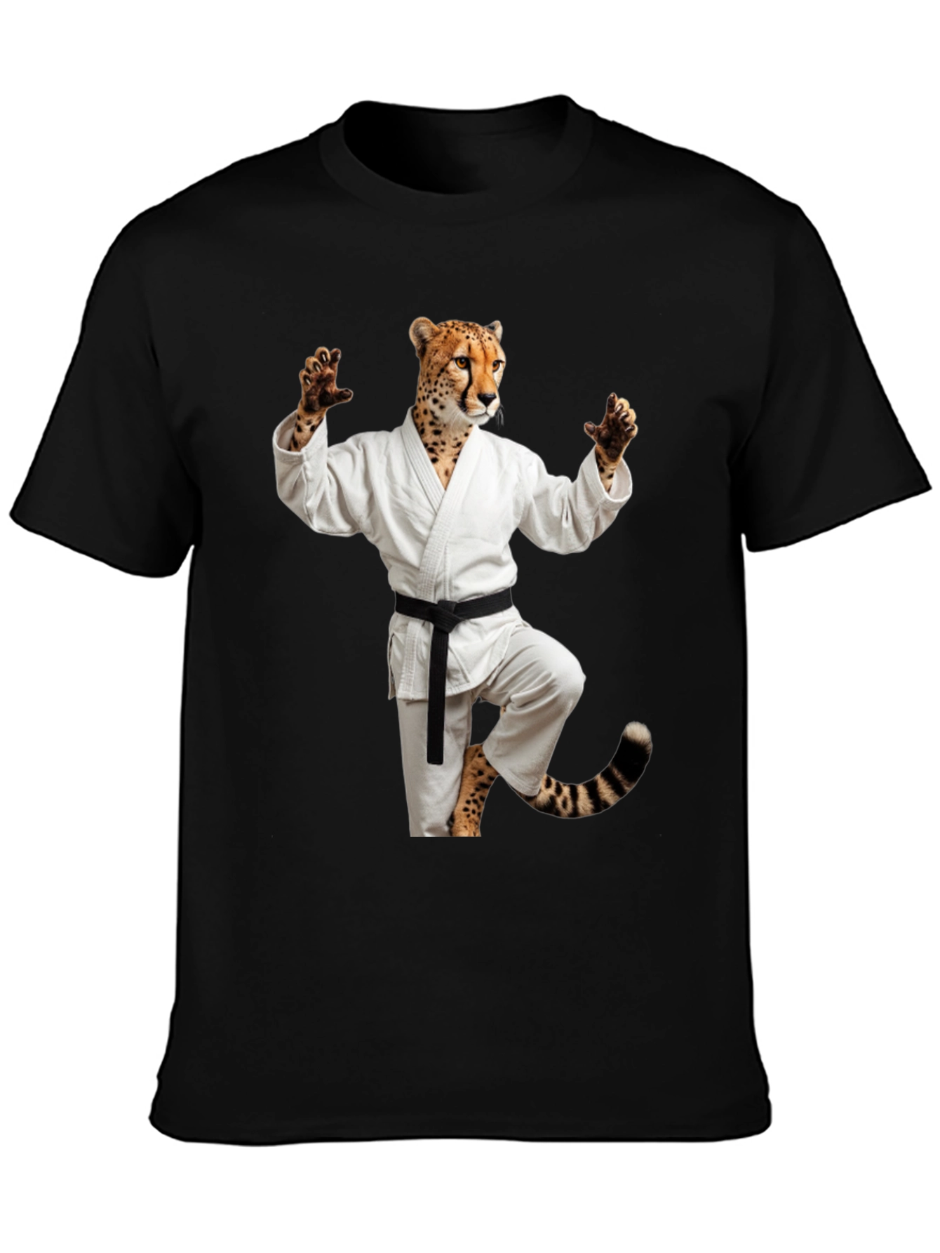 Cheetah Karate Master Graphic Tee