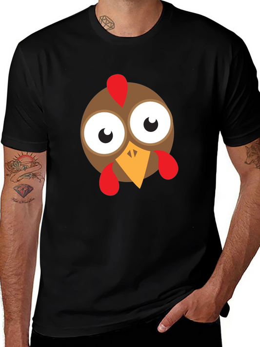 Funny Cartoon Turkey Thanksgiving T-Shirt