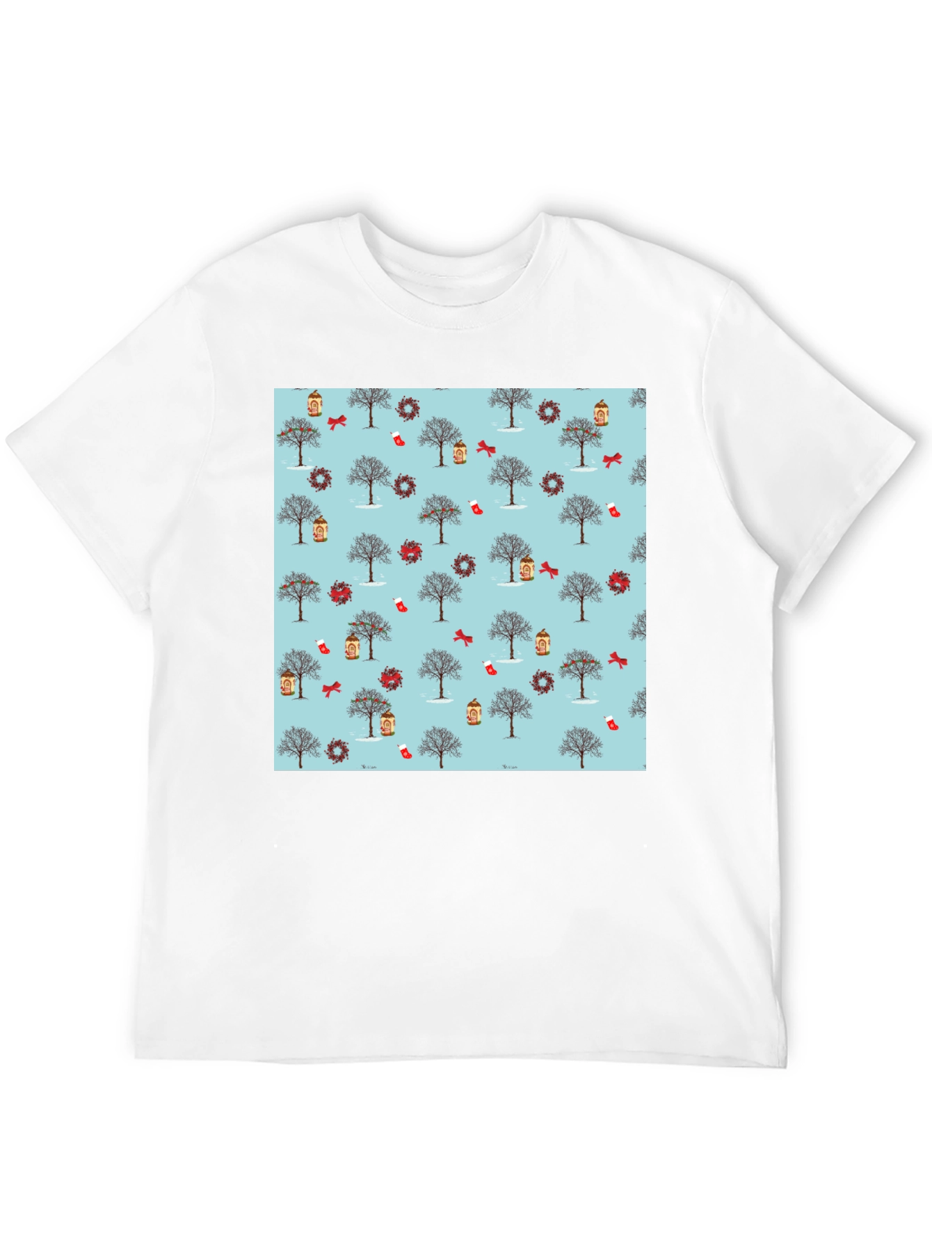 Winter Holiday Pattern T-Shirt