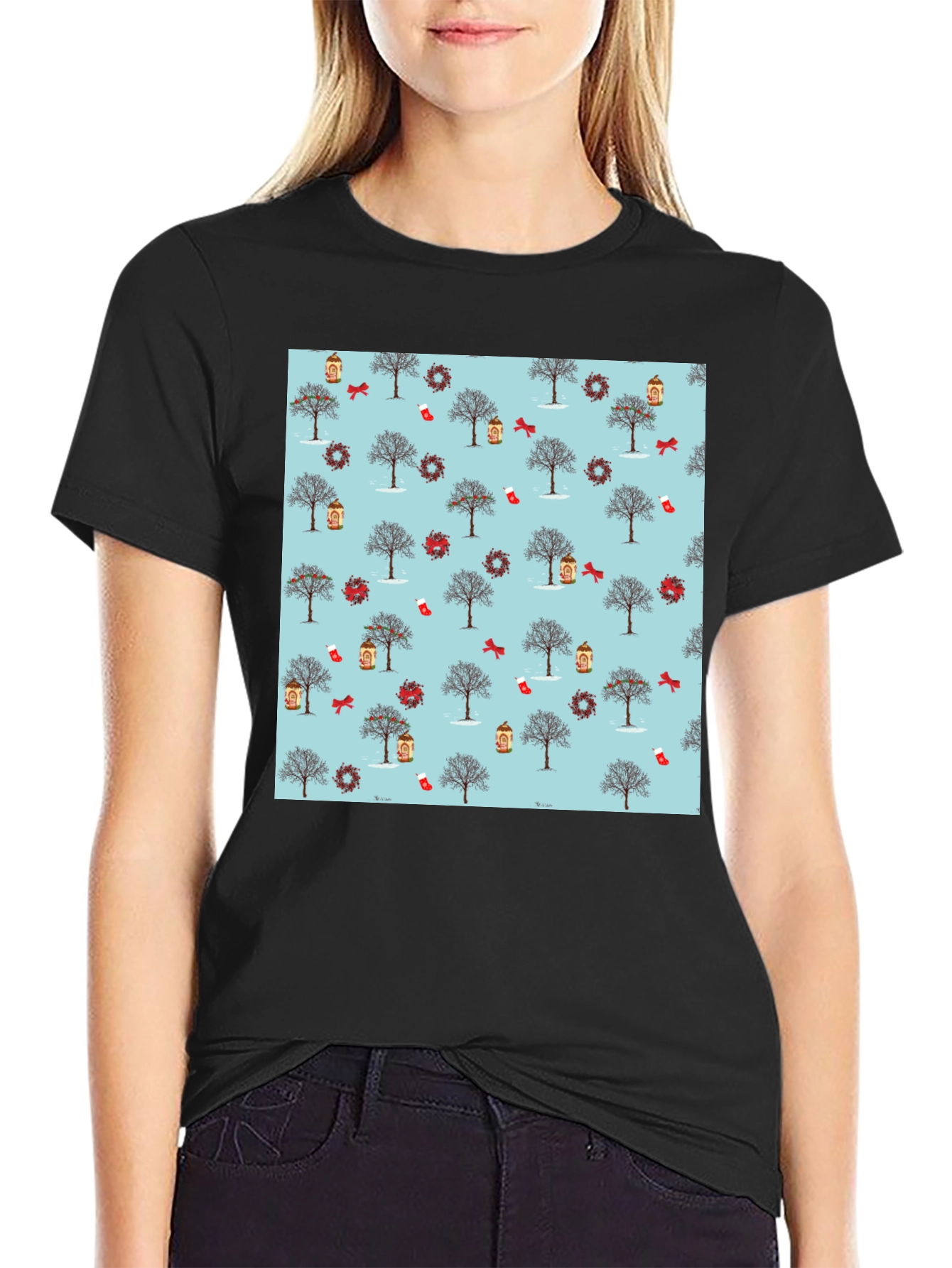 Winter Holiday Pattern T-Shirt
