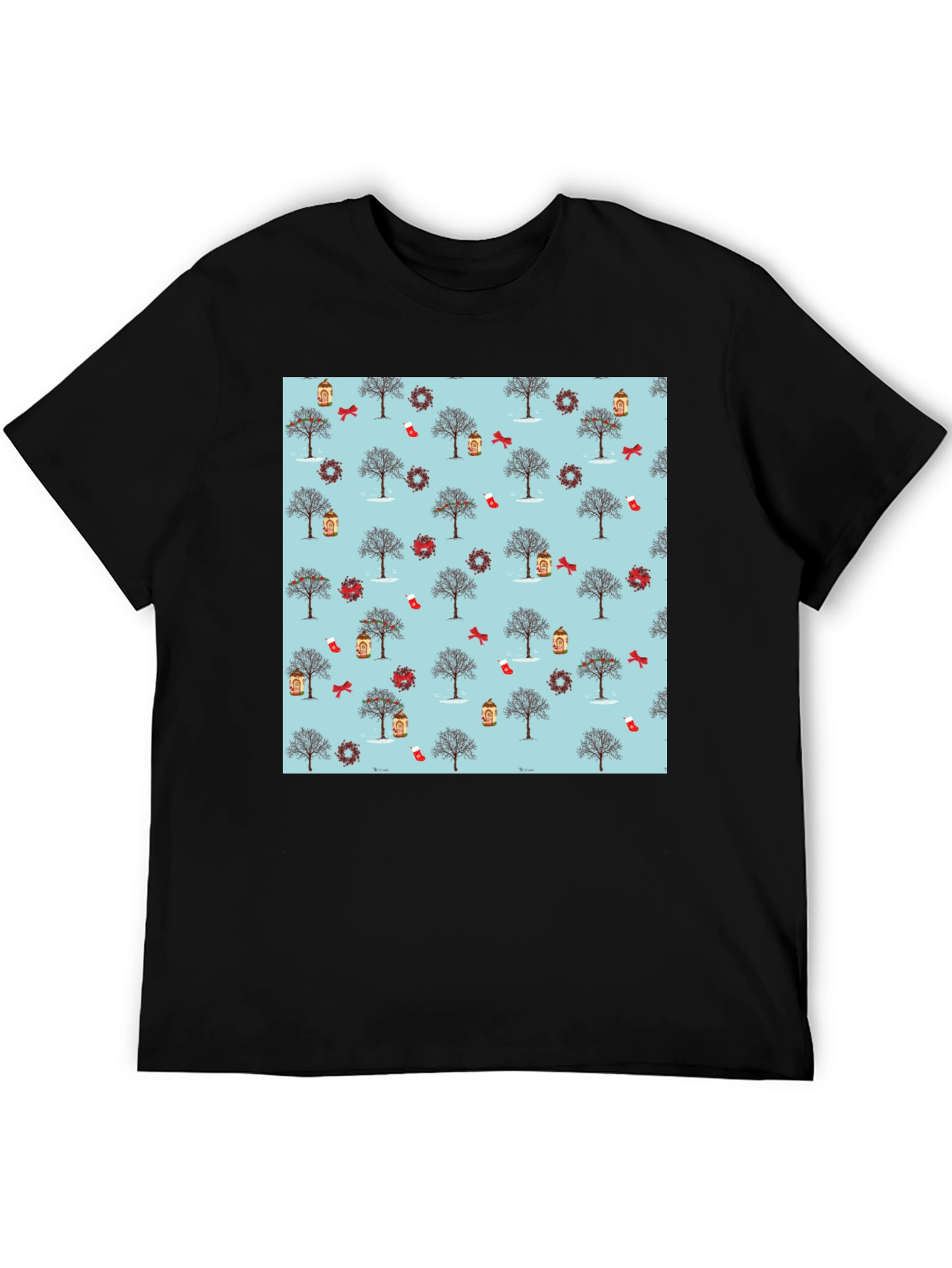 Winter Holiday Pattern T-Shirt