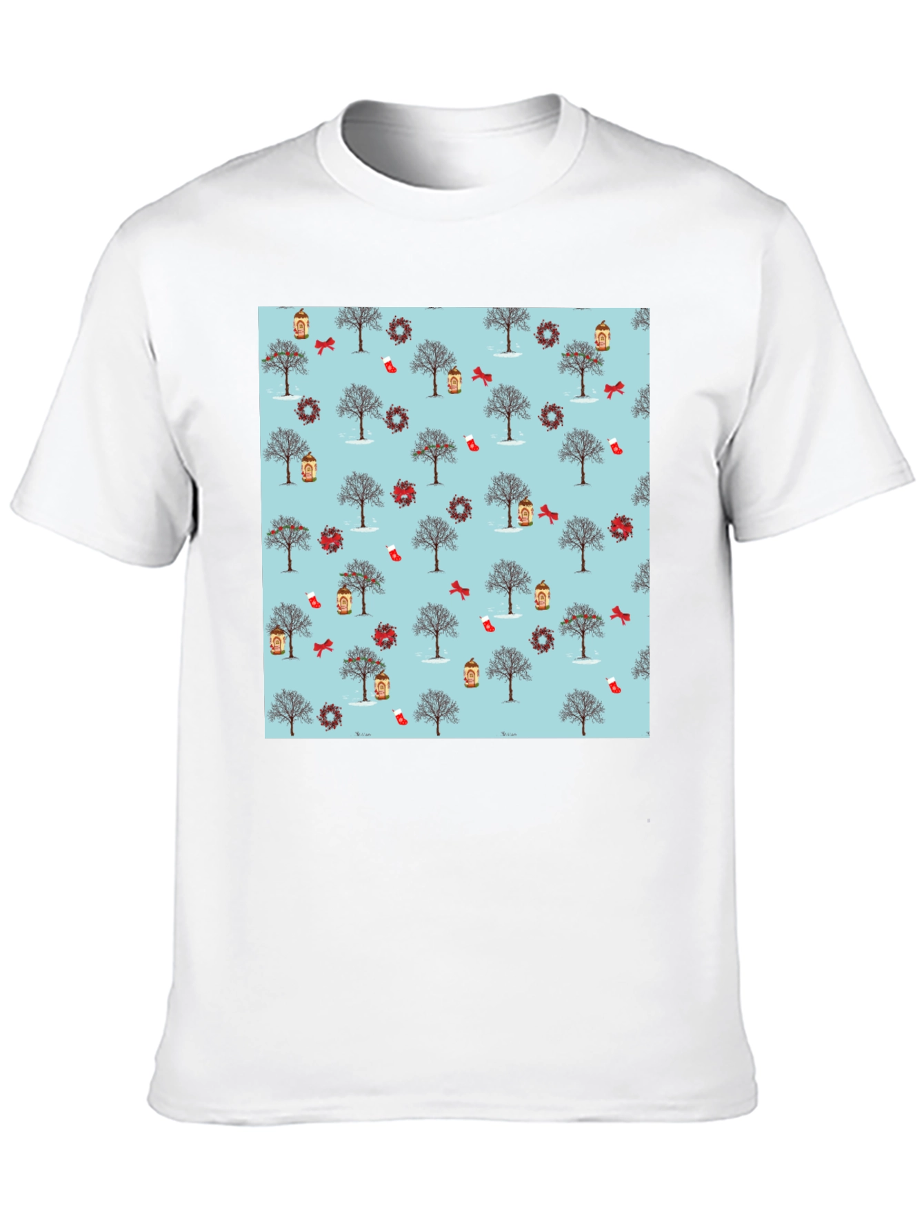 Winter Holiday Pattern T-Shirt