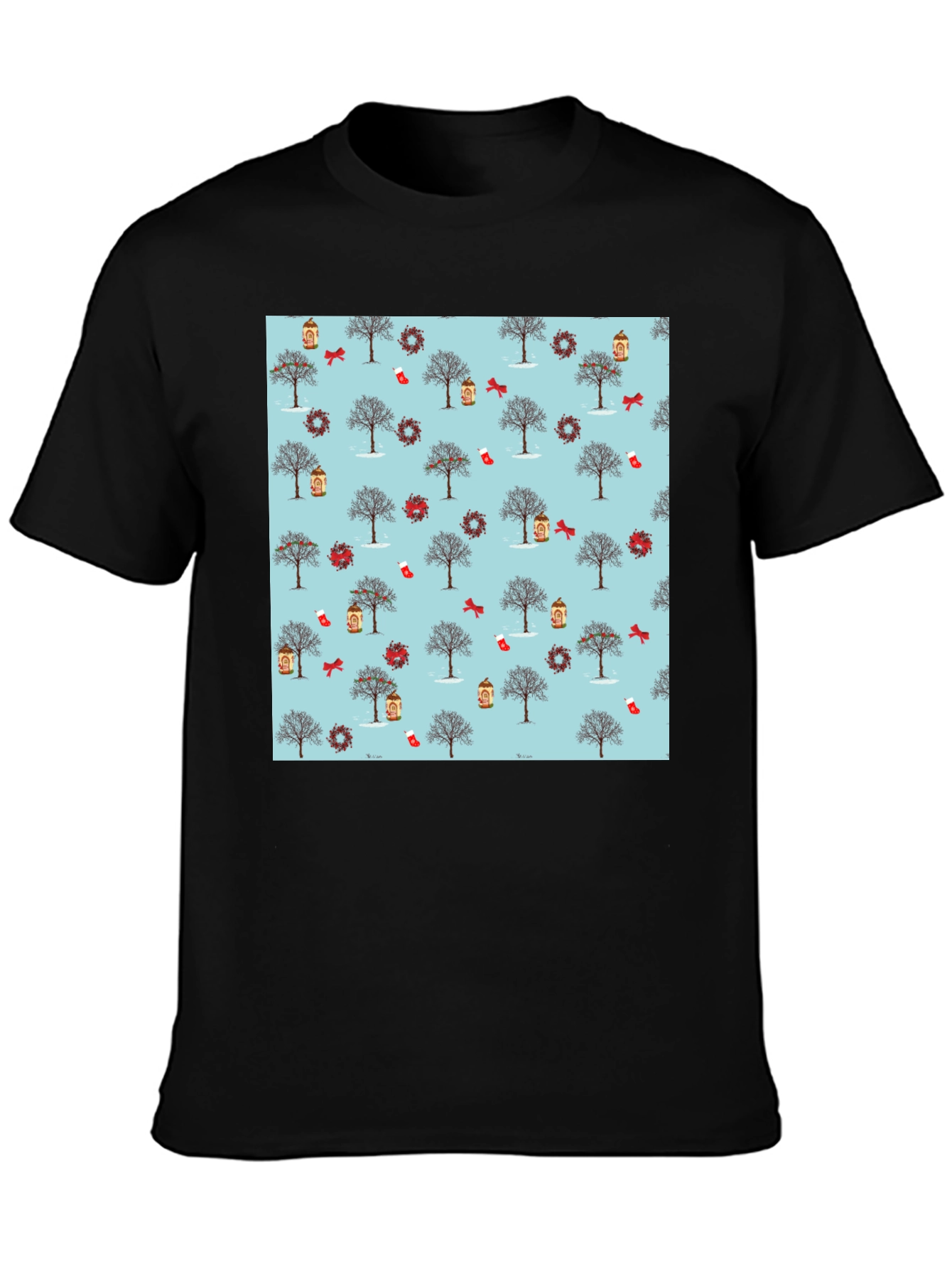 Winter Holiday Pattern T-Shirt