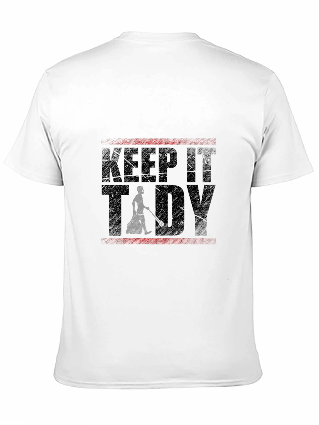 Keep It Tidy Graphic Tee - Black