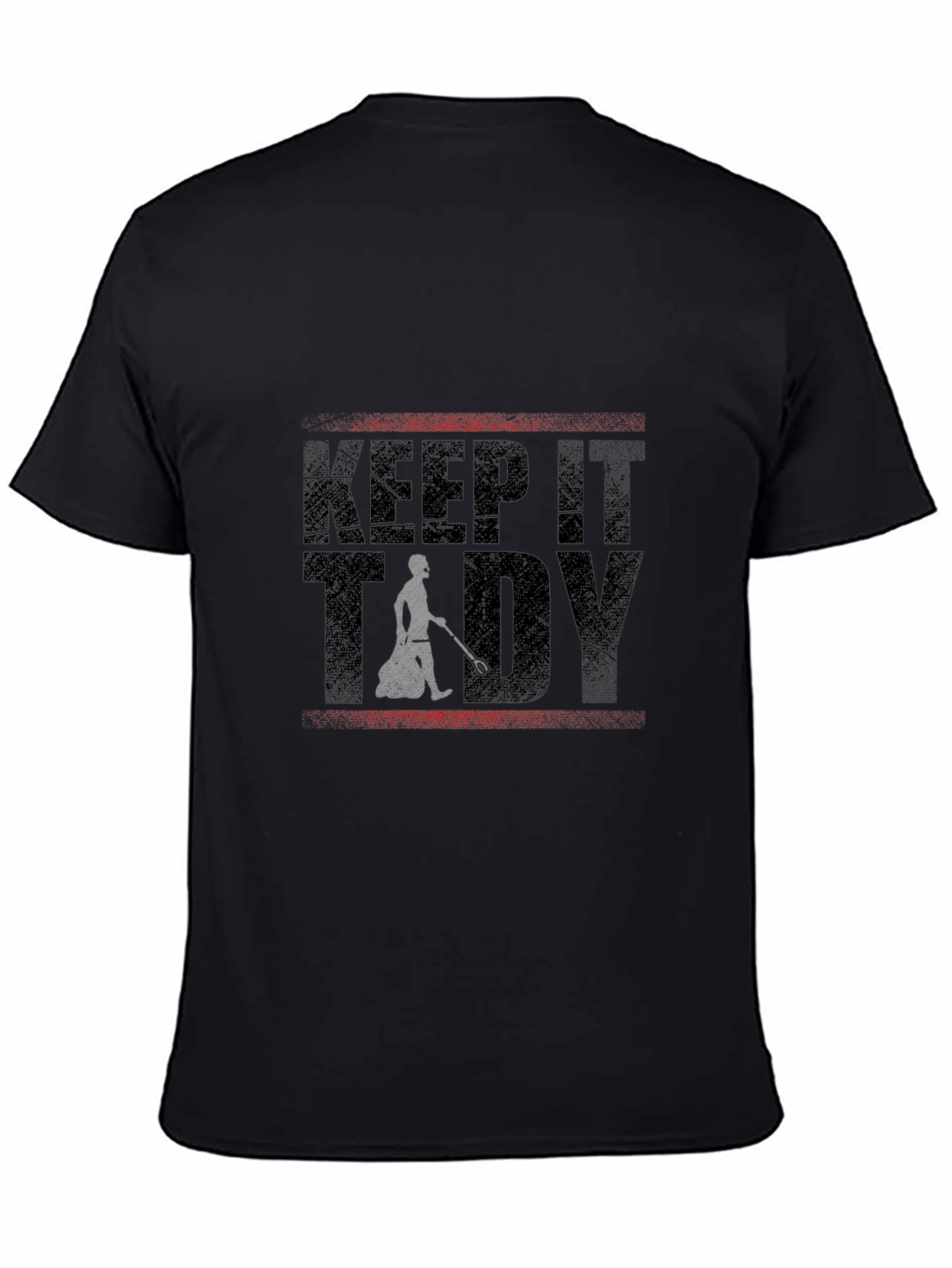 Keep It Tidy Graphic Tee - Black