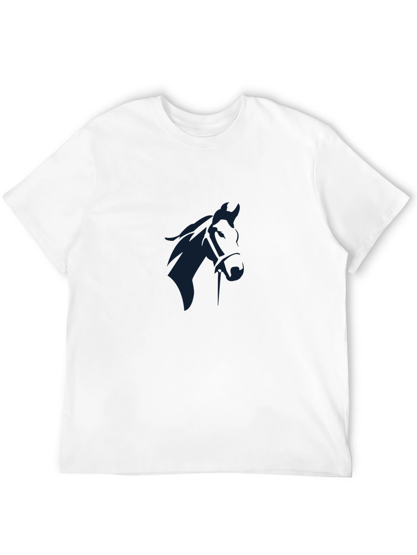 Black Horse Graphic Tee - Mens Casual Style