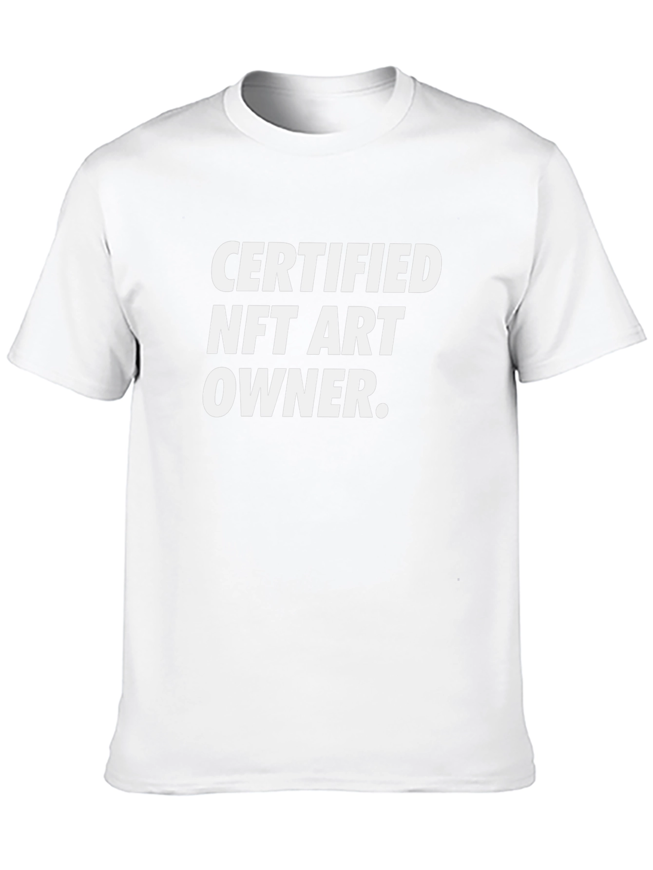 Certified NFT Art Owner Graphic Tee