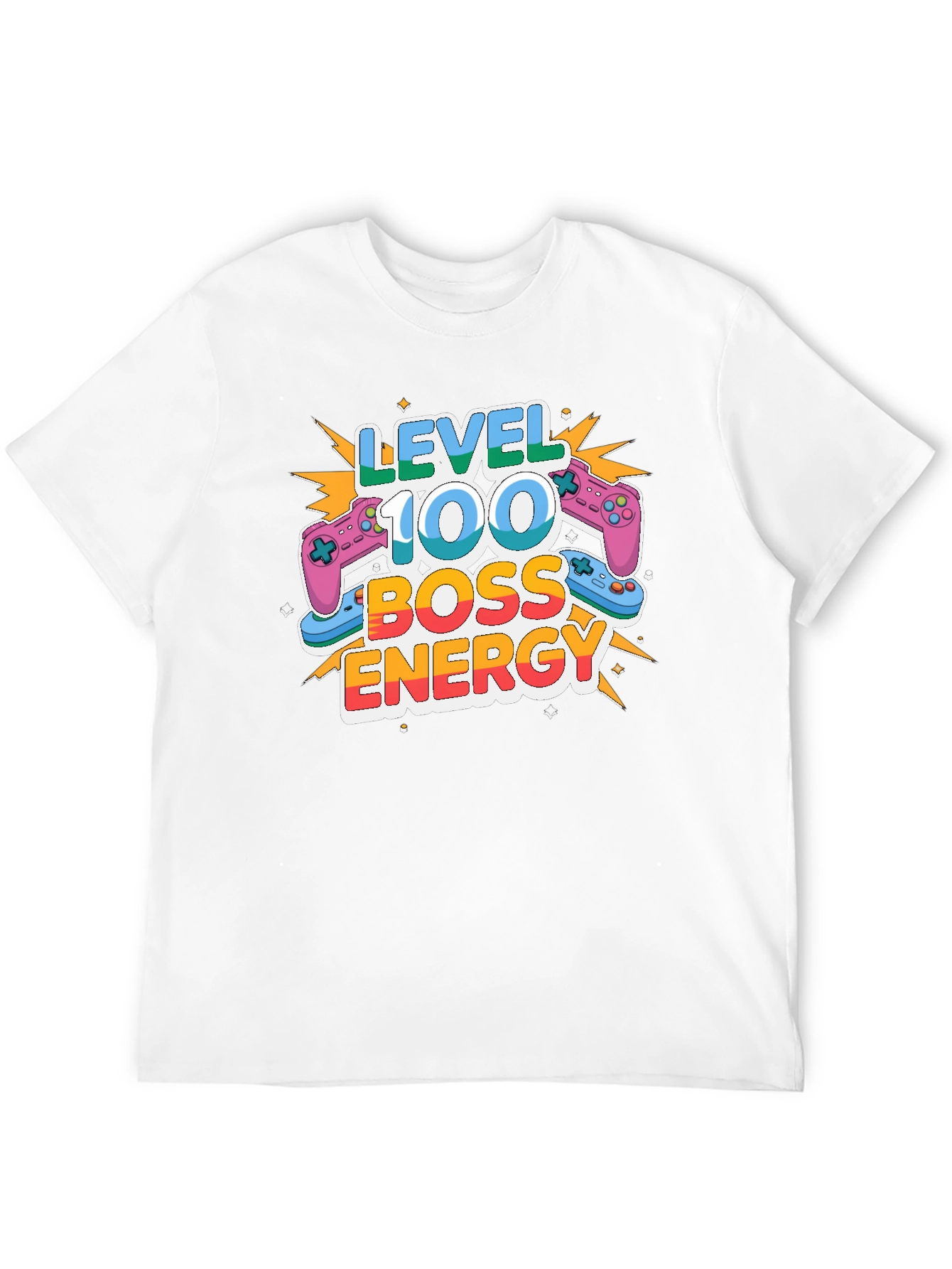 Level 100 Boss Energy Gaming T-Shirt