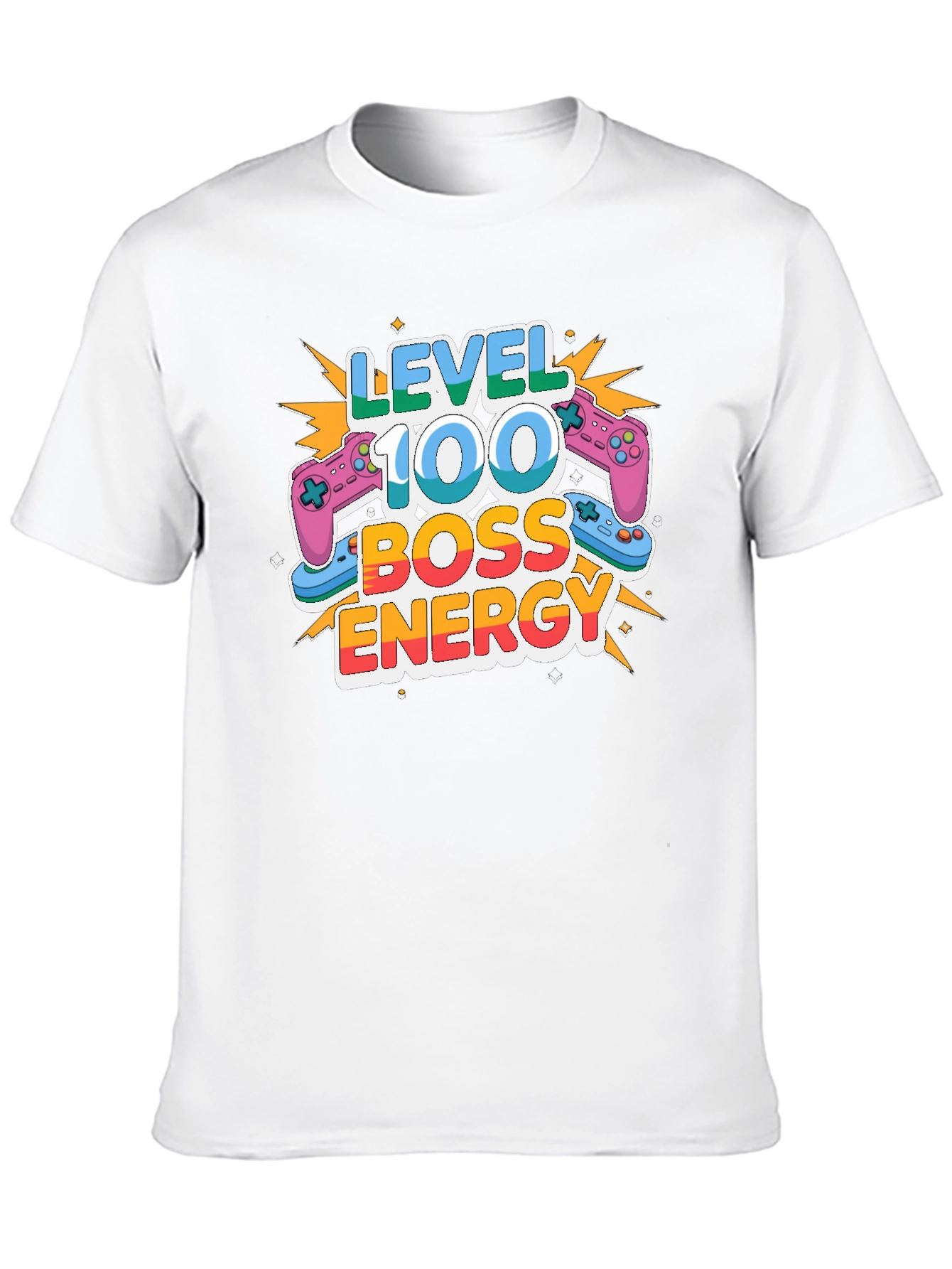 Level 100 Boss Energy Gaming T-Shirt