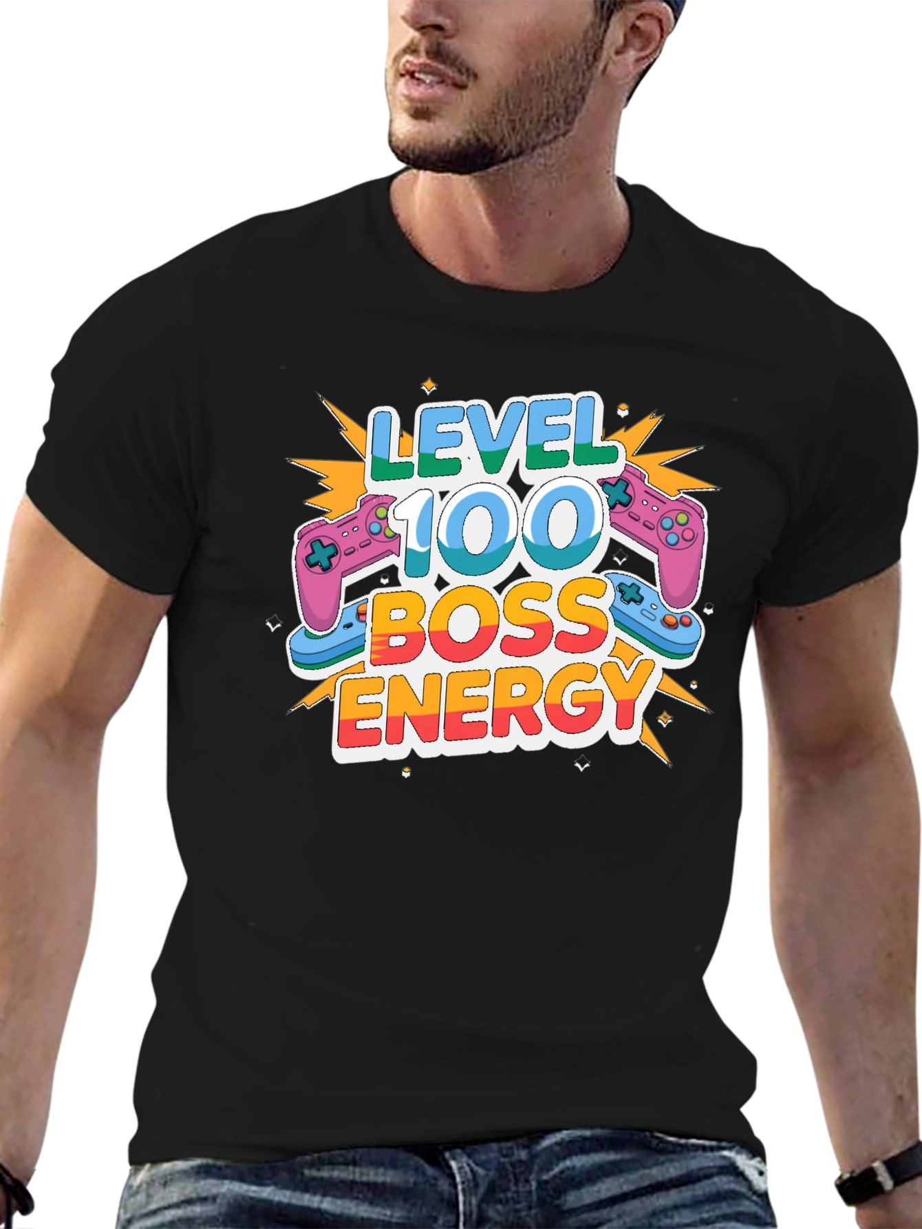 Level 100 Boss Energy Gaming T-Shirt