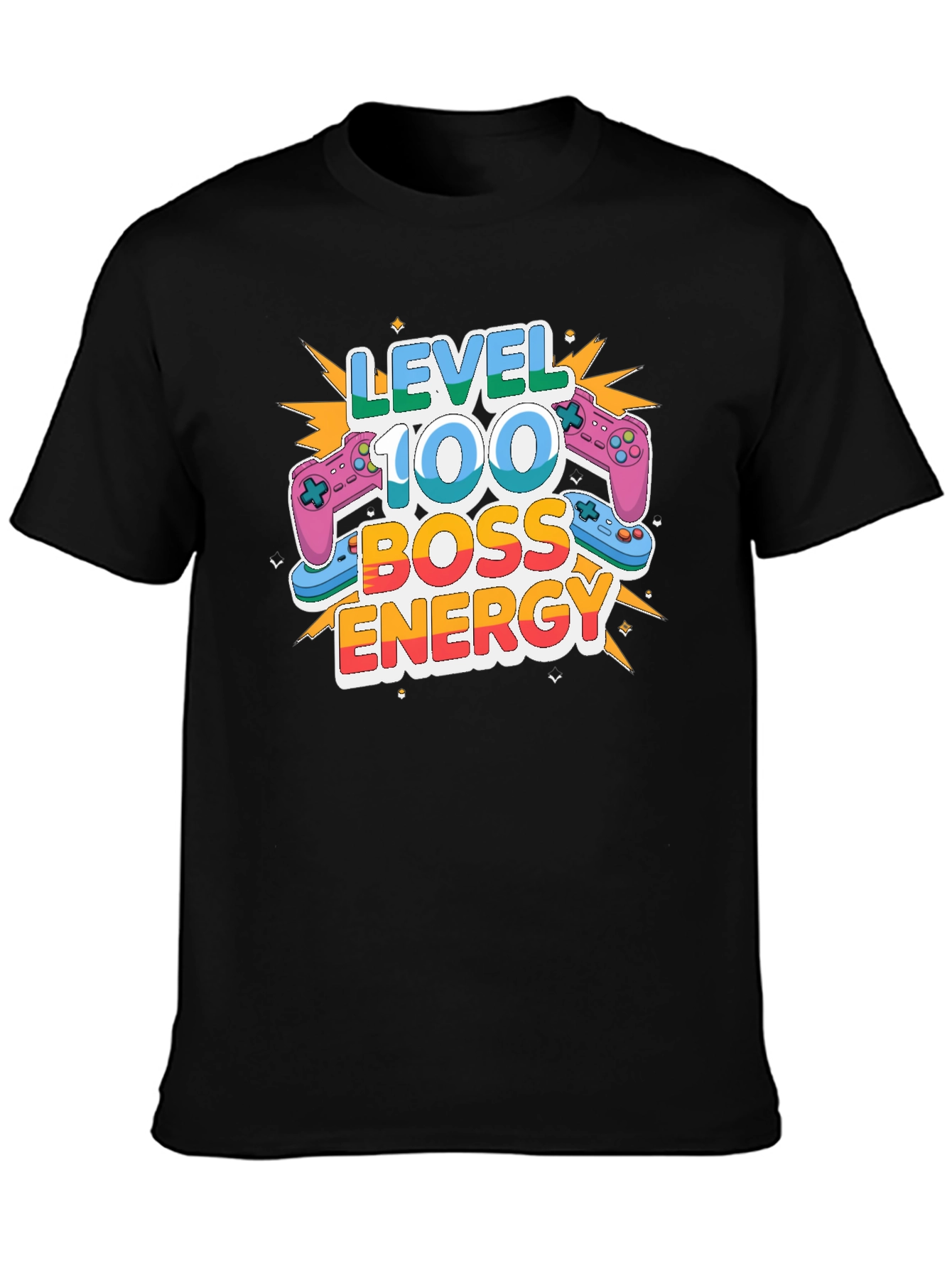 Level 100 Boss Energy Gaming T-Shirt