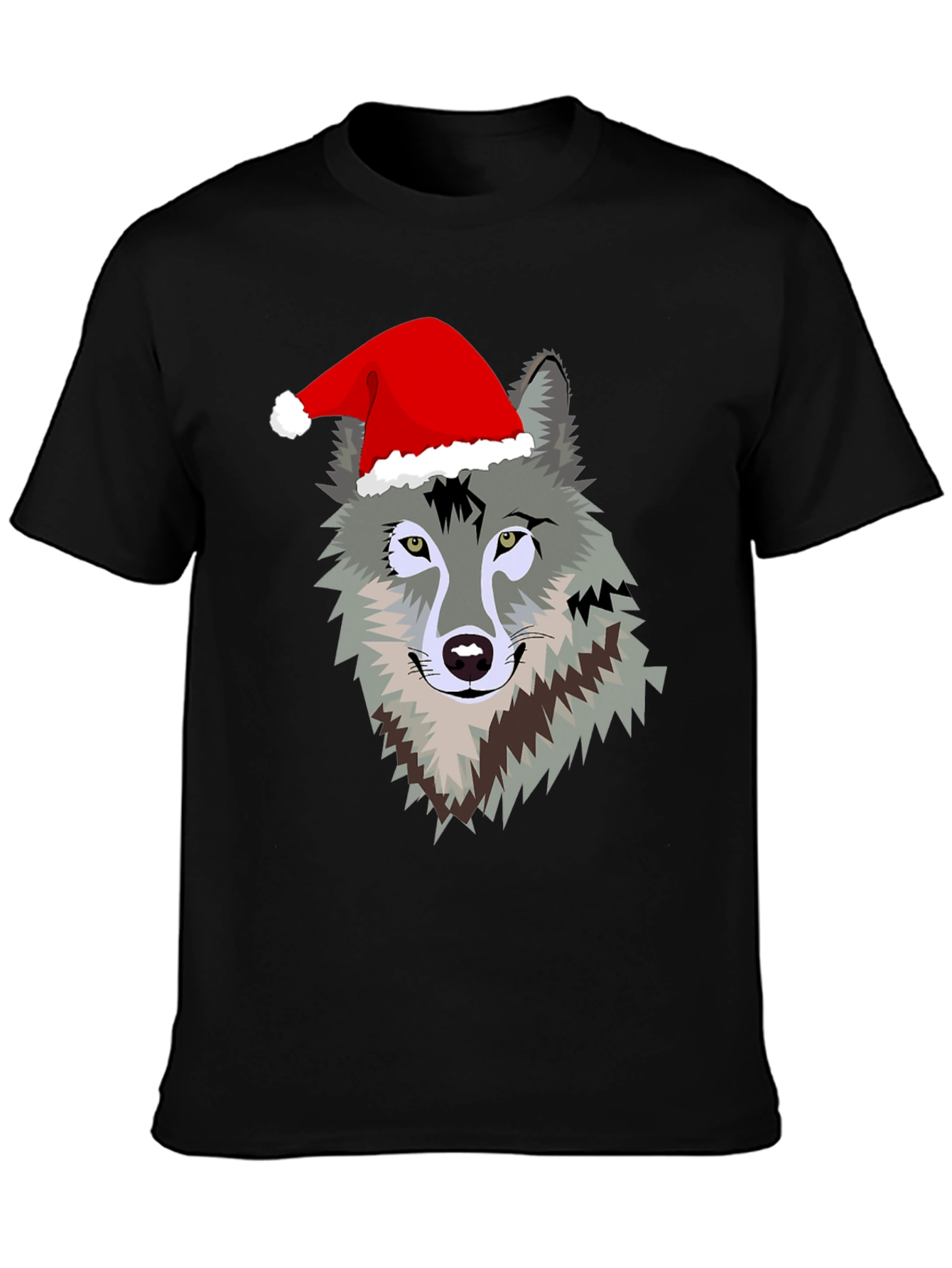 Wolf Christmas T-Shirt - Holiday Style