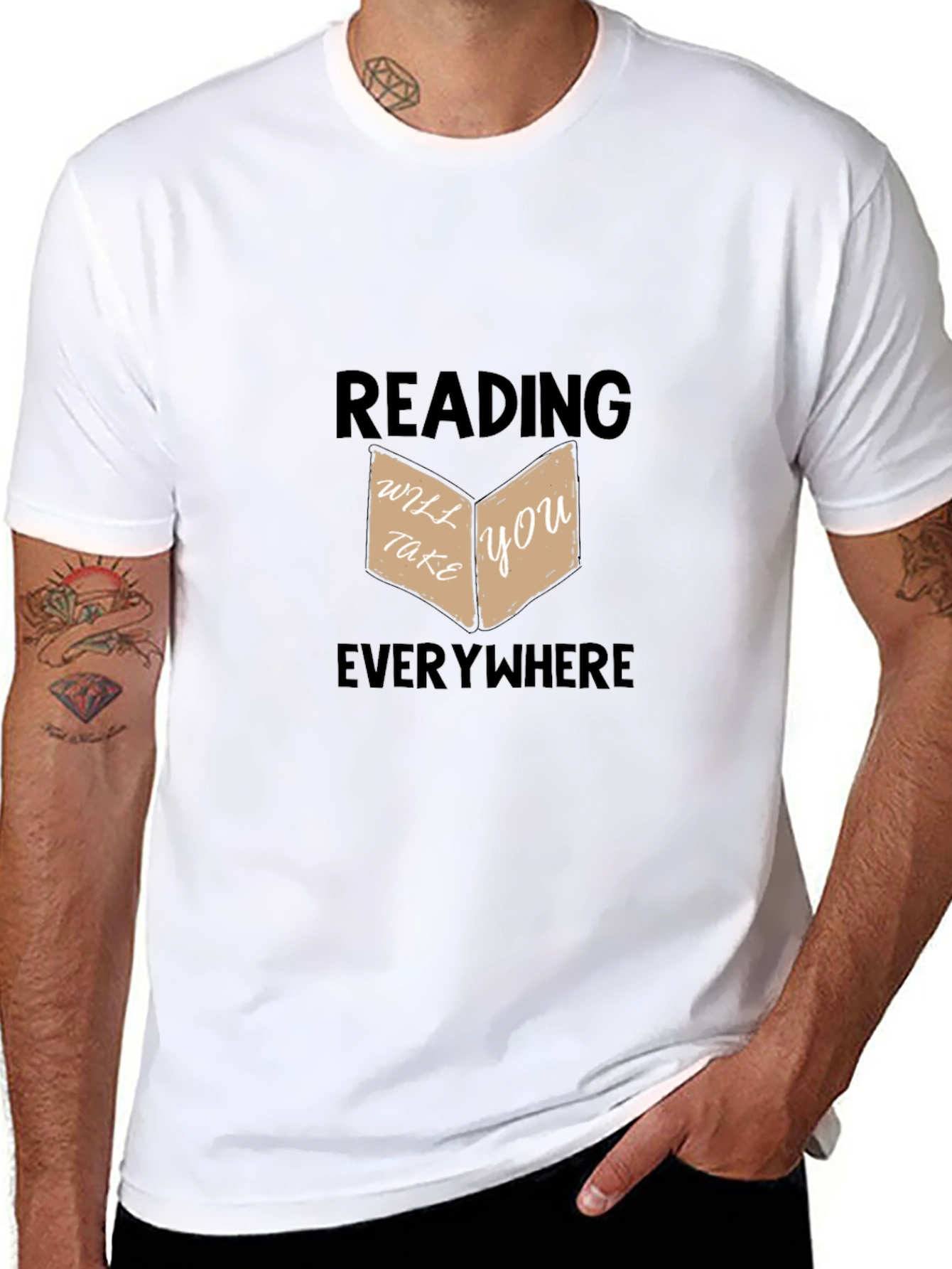 Reading Takes You Everywhere Graphic T-Shirt