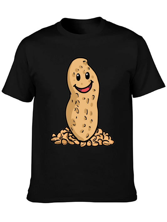 Funny Peanut Cartoon Graphic T-Shirt
