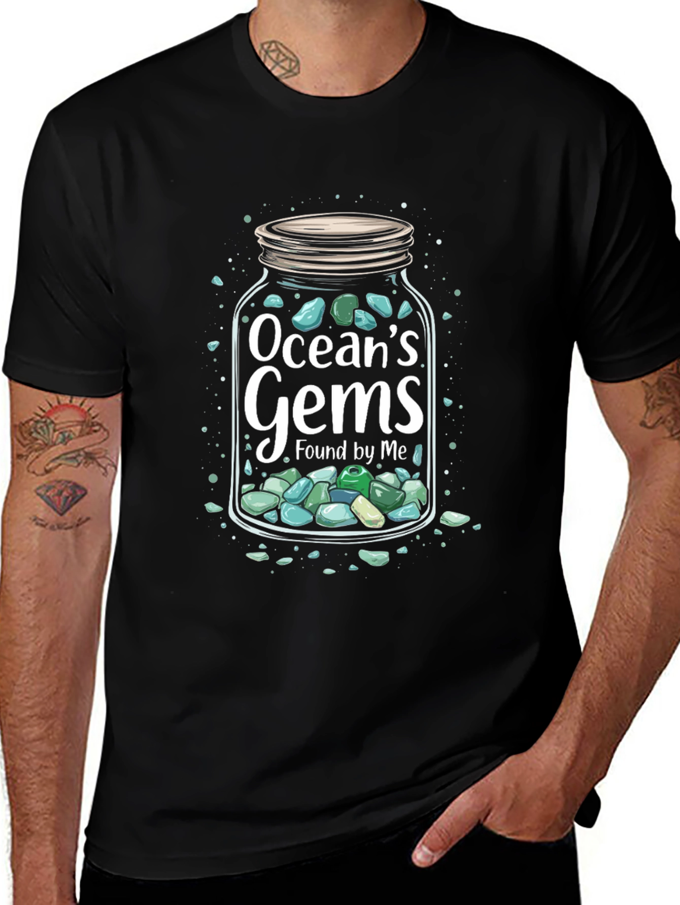 Oceans Gems T-Shirt - Beach Lover Edition