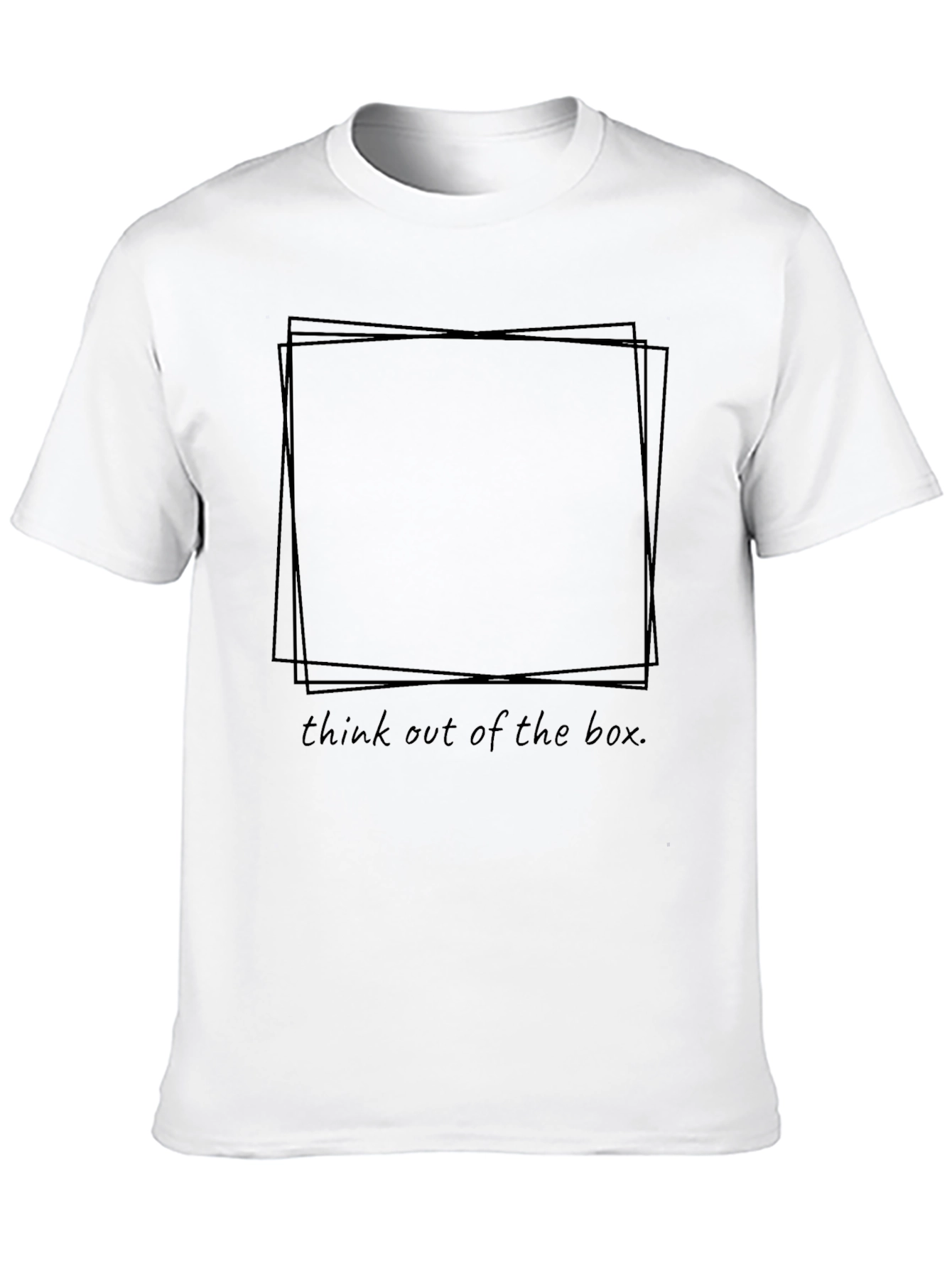 Think Outside the Box Black T-Shirt
