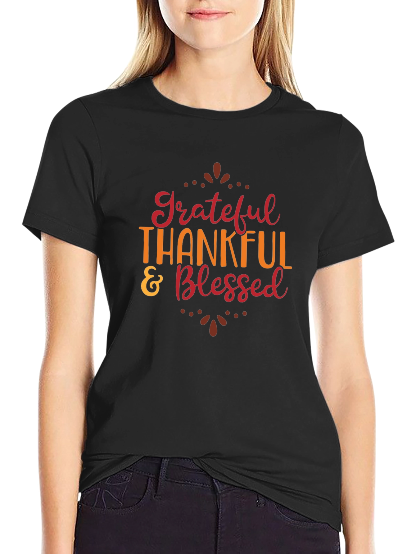 Grateful Thankful & Blessed T-Shirt