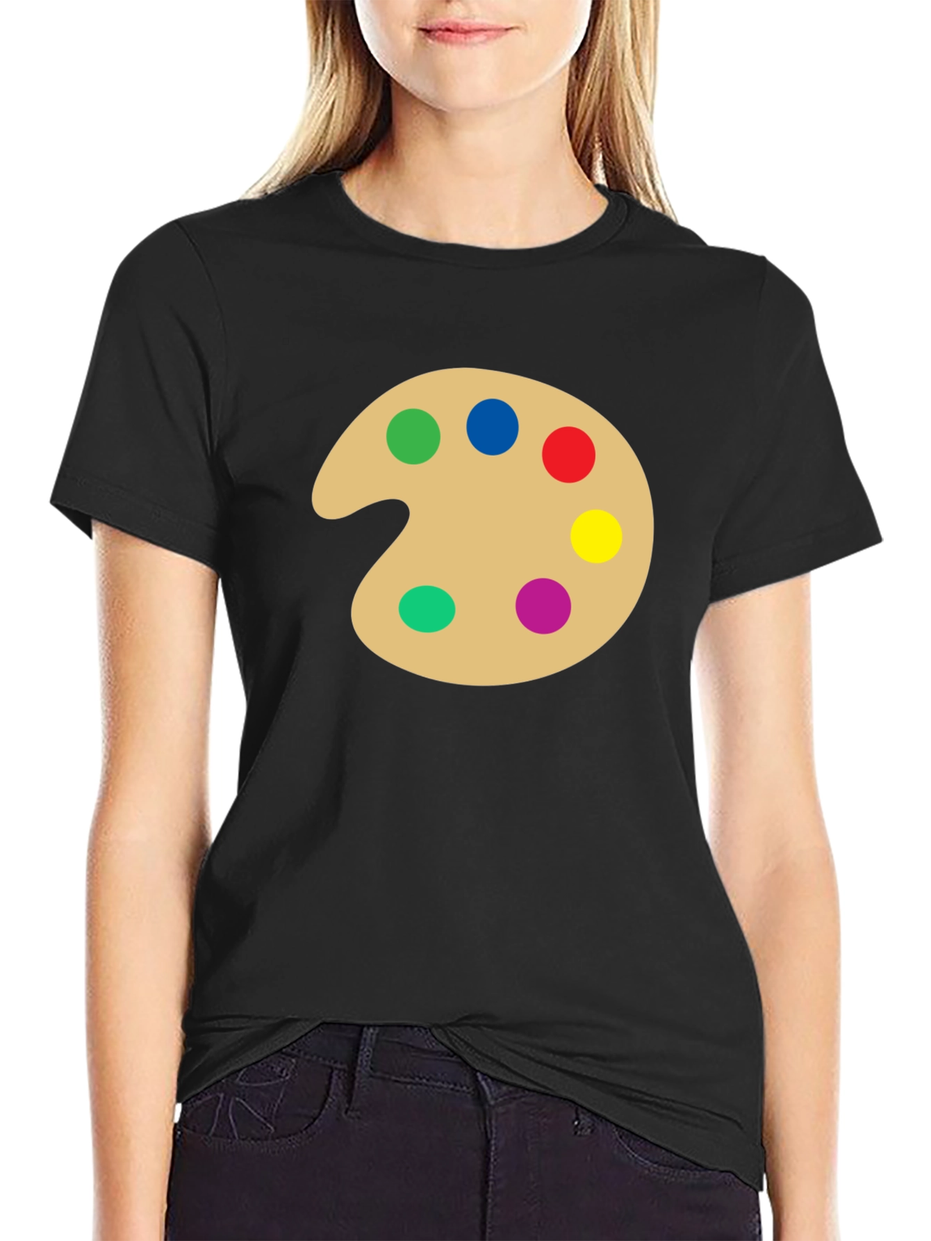 Artist Palette T-Shirt - Creative Design