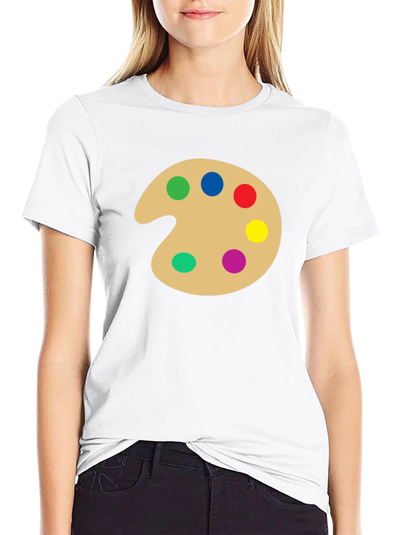 Artist Palette T-Shirt - Creative Design