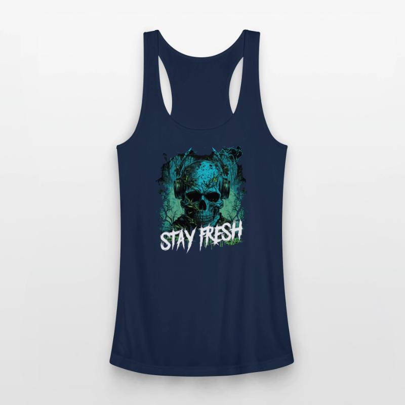 Zombie skull Disc Jockey