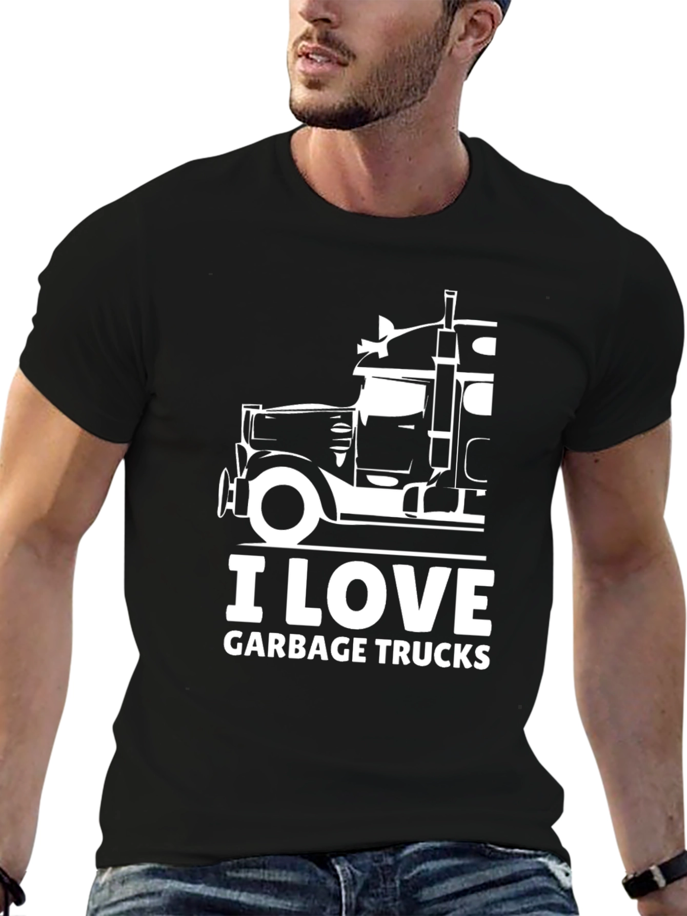 I Love Garbage Trucks T-Shirt