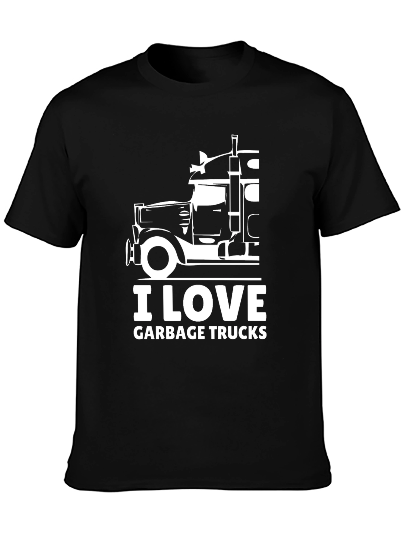 I Love Garbage Trucks T-Shirt