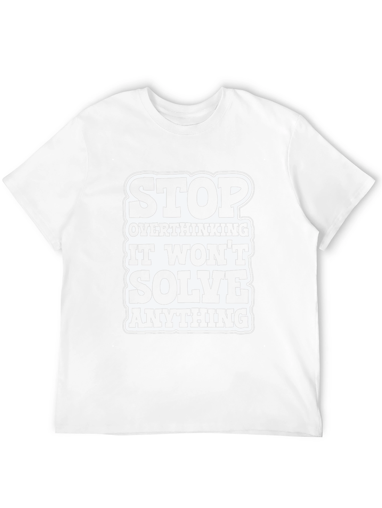 Stop Overthinking Graphic Tee - Black