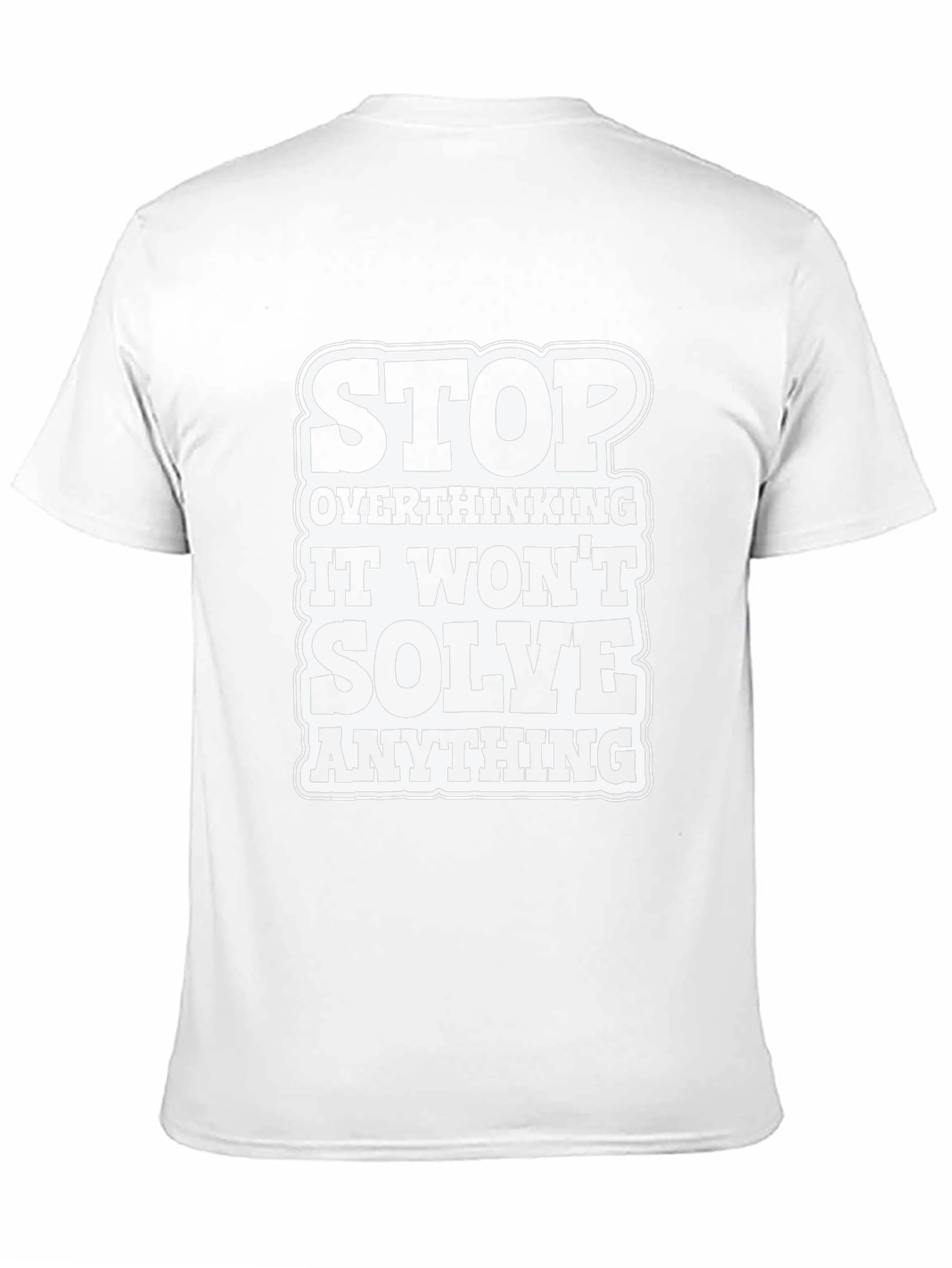 Stop Overthinking Graphic Tee - Black