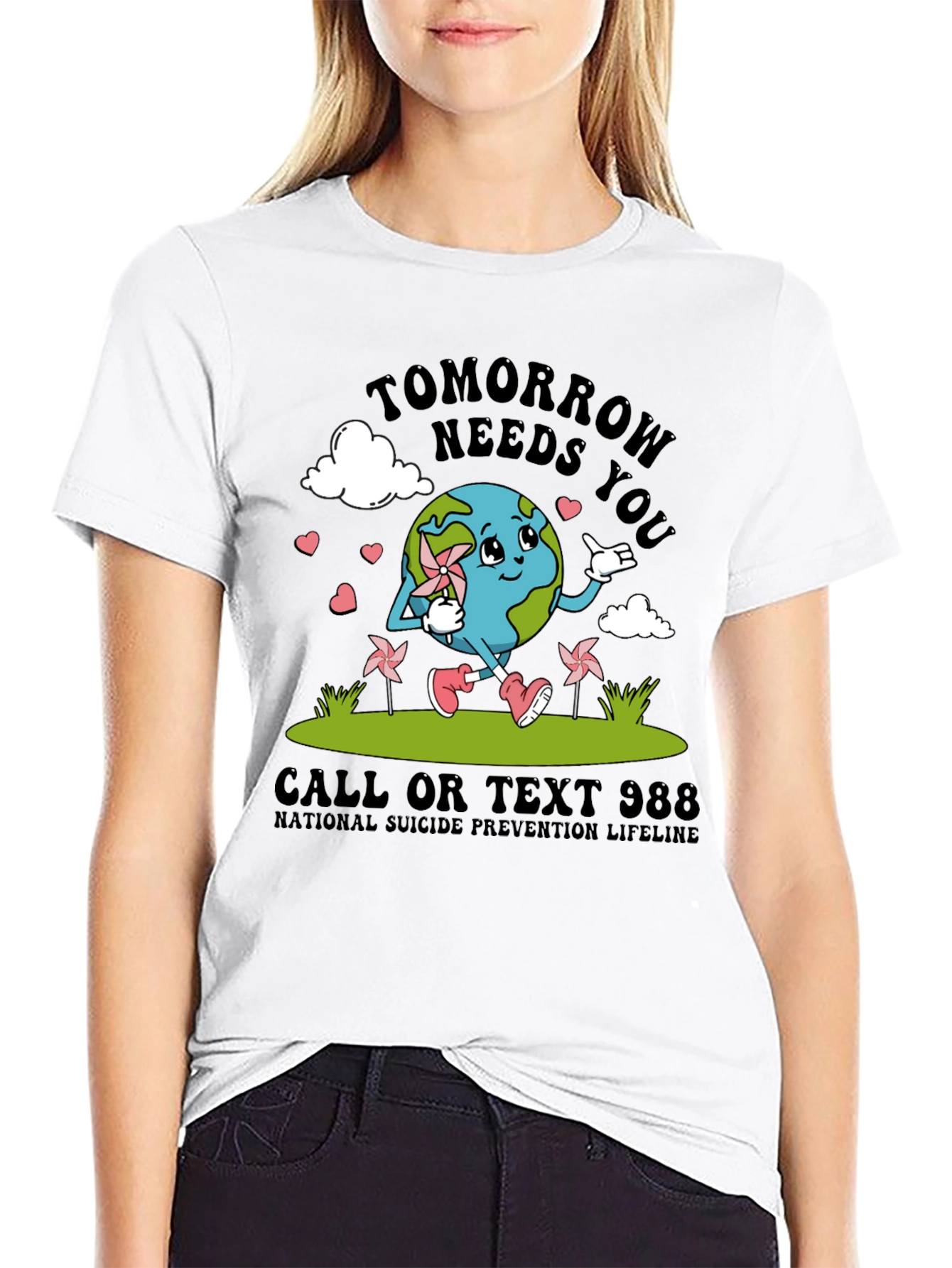 Tomorrow Needs You T-Shirt - Suicide Prevention