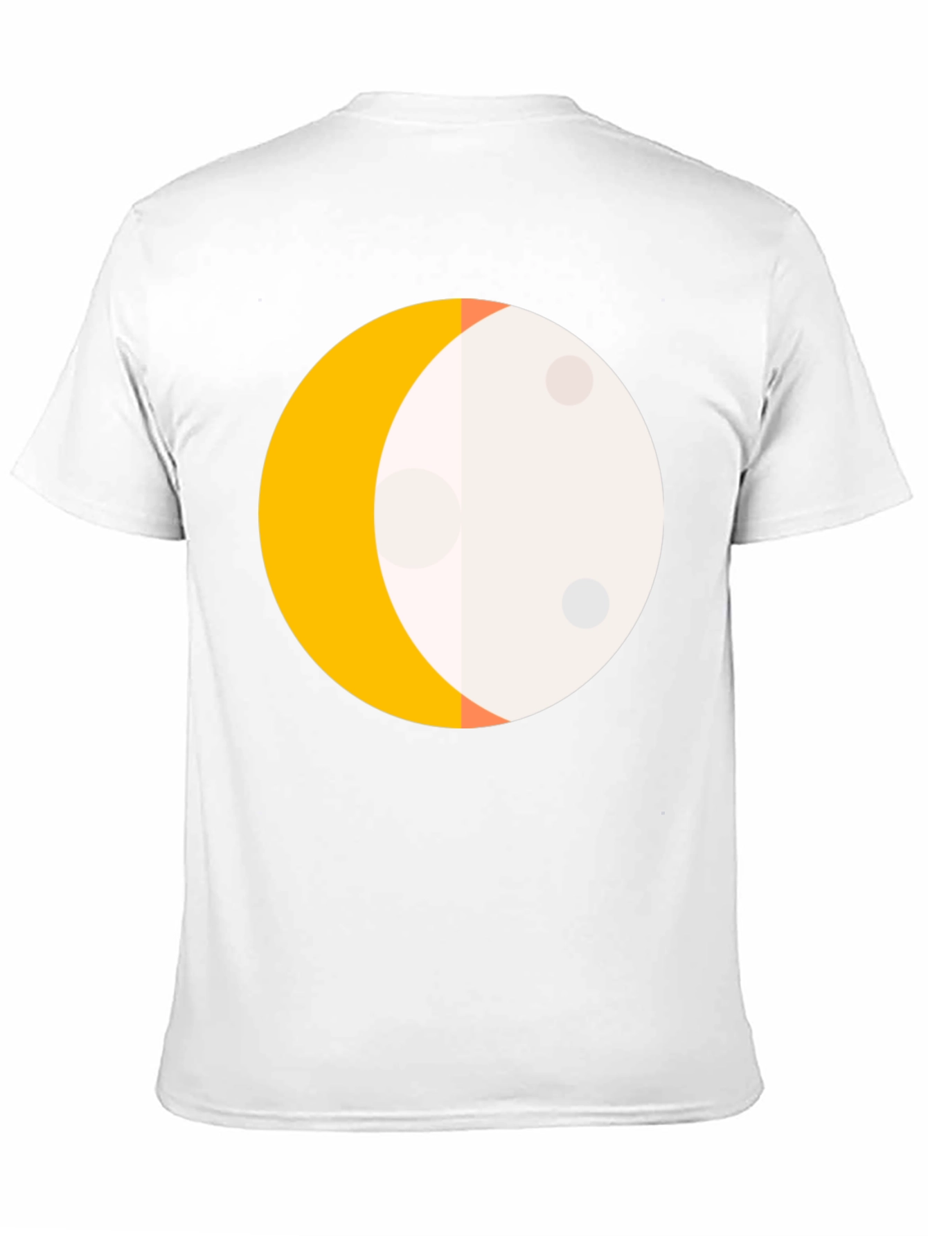 Waxing Crescent Moon Graphic Tee - Modern Unisex T-Shirt