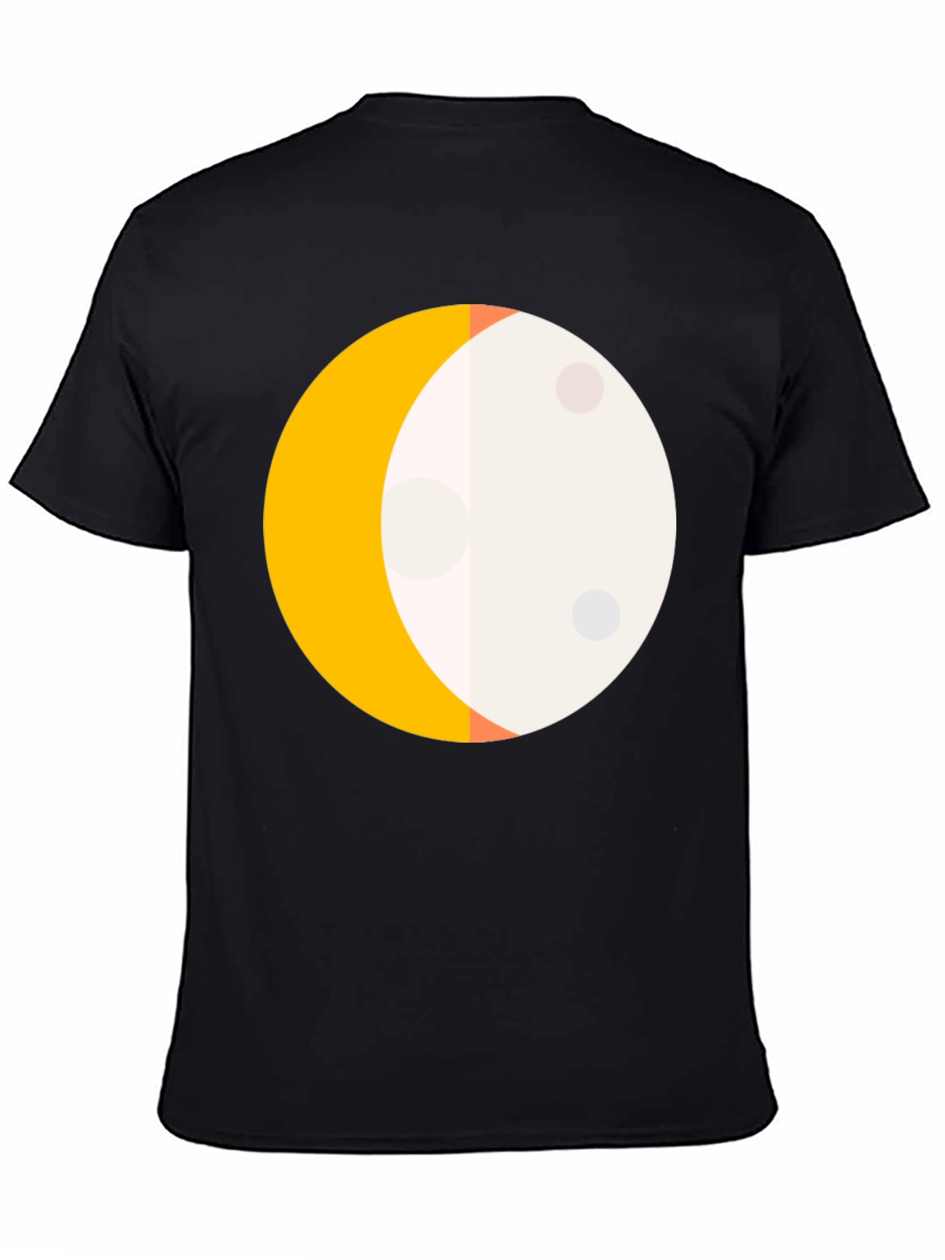 Waxing Crescent Moon Graphic Tee - Modern Unisex T-Shirt