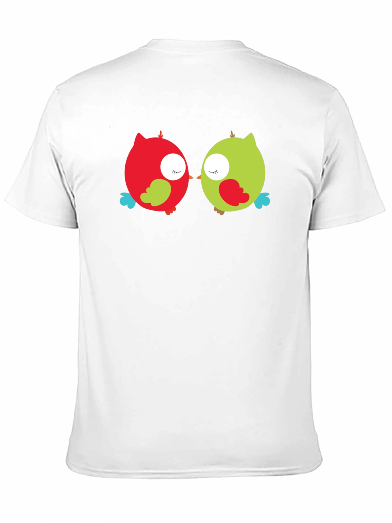 Cute Owls Black T-Shirt - Whimsical Graphic Tee