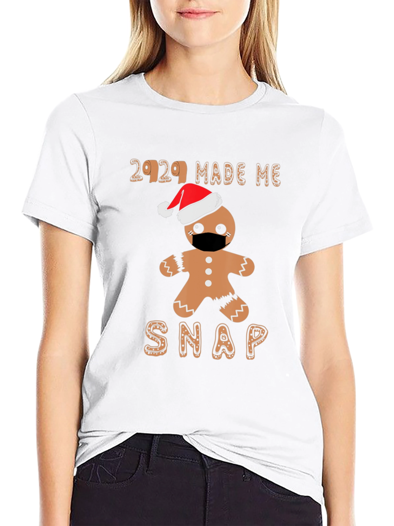 2020 Made Me Snap Gingerbread Man T-Shirt