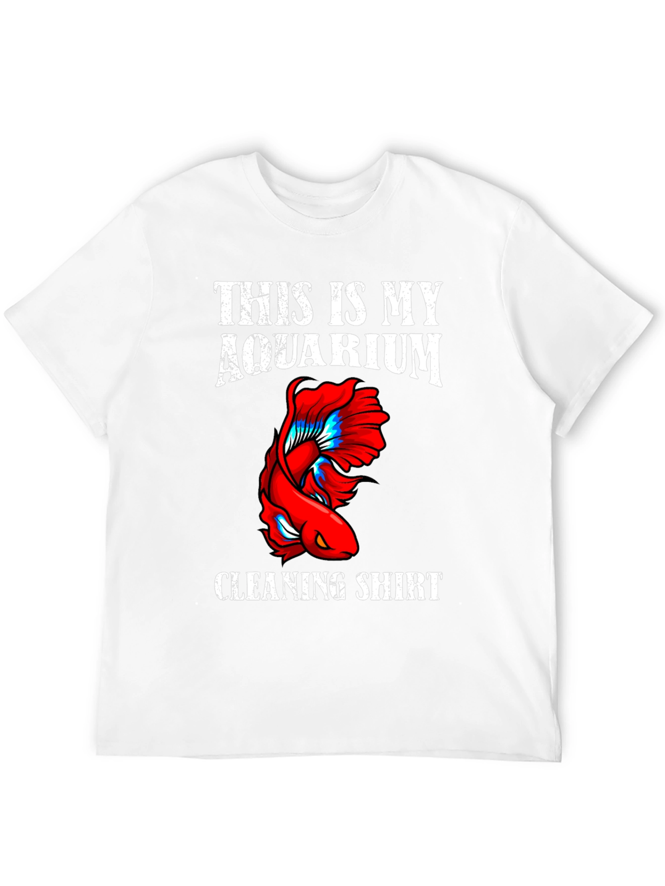 Aquarium Cleaning Shirt - Novelty Fish Keeper Tee