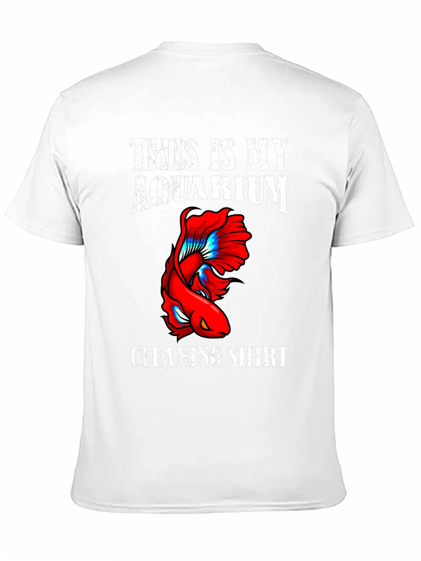 Aquarium Cleaning Shirt - Novelty Fish Keeper Tee