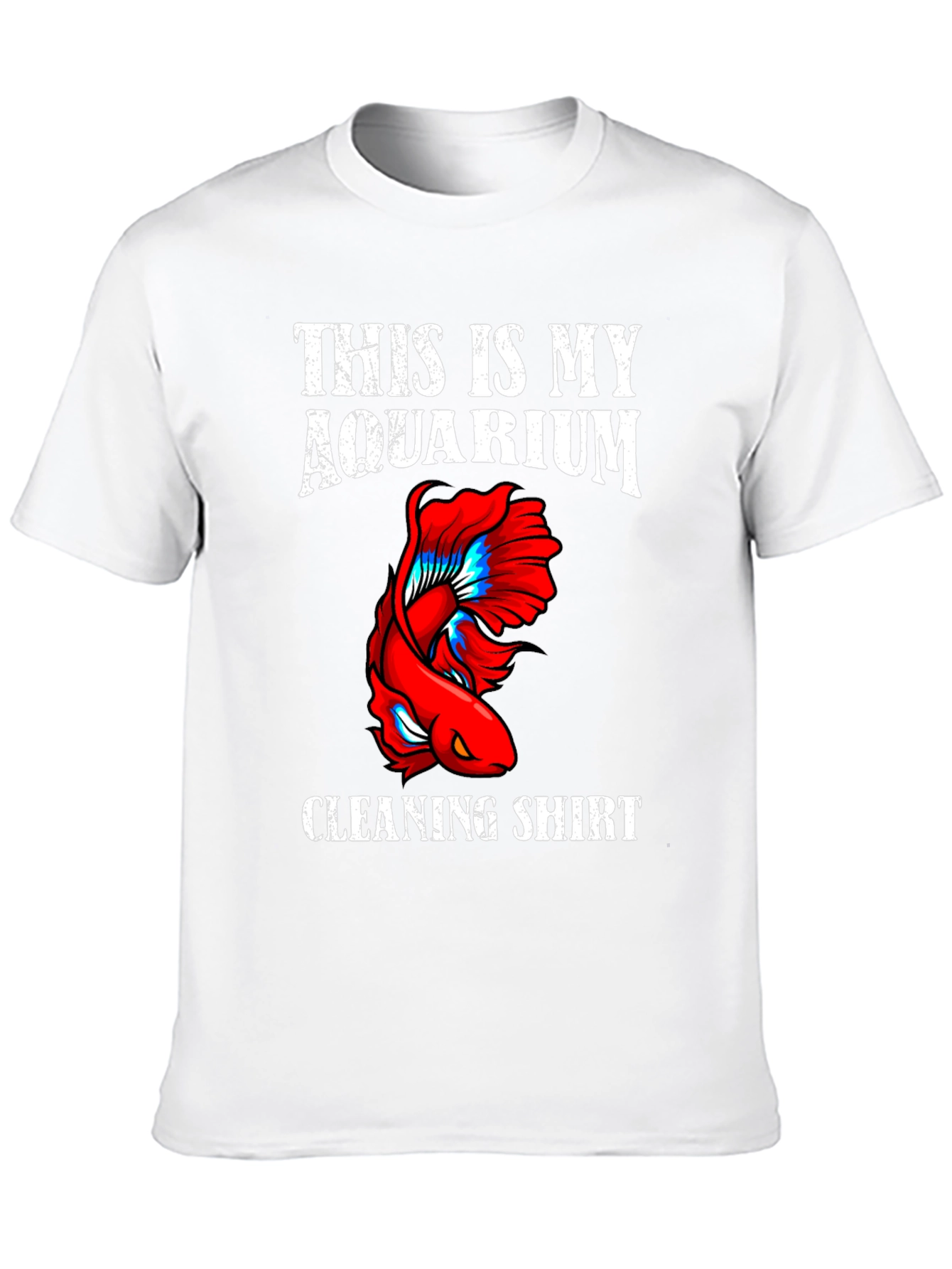 Aquarium Cleaning Shirt - Novelty Fish Keeper Tee