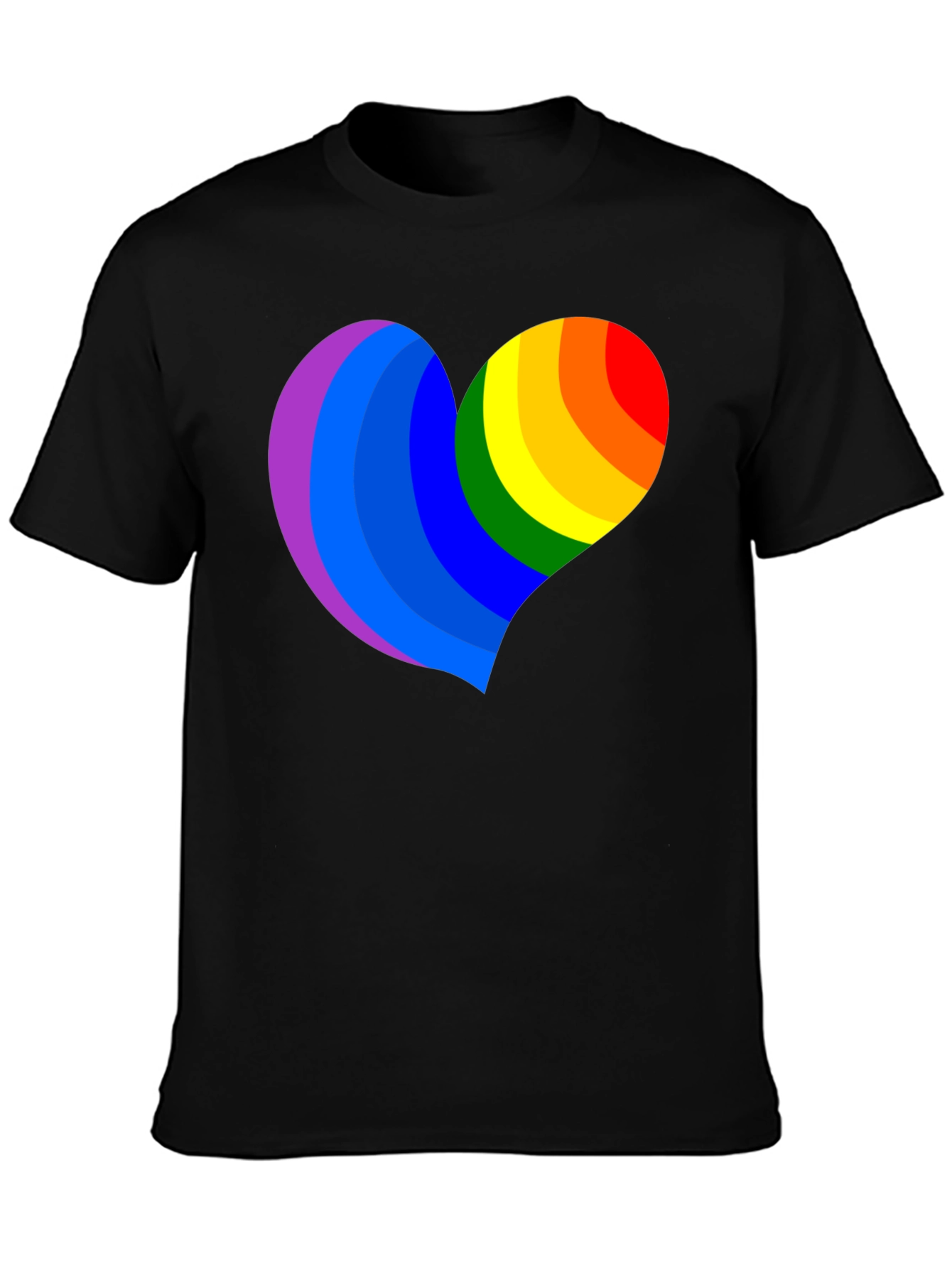 Rainbow Heart Pride T-Shirt