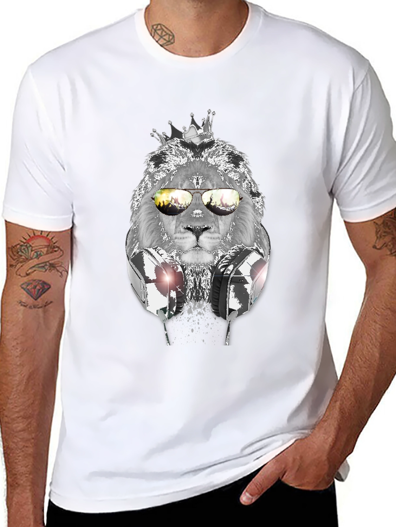 Cool Lion King Graphic T-Shirt