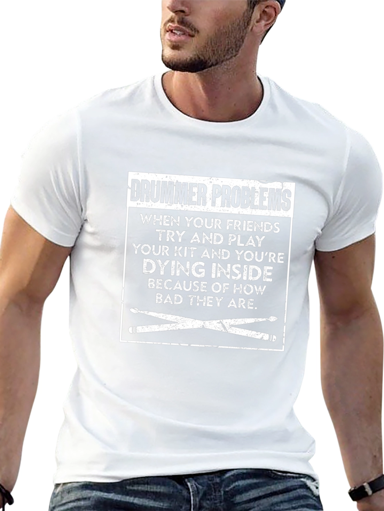 Drummer Problems T-Shirt - Funny Band Gift