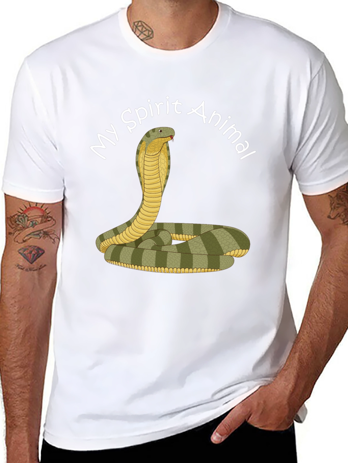My Spirit Animal Snake Tee - Cobra Design