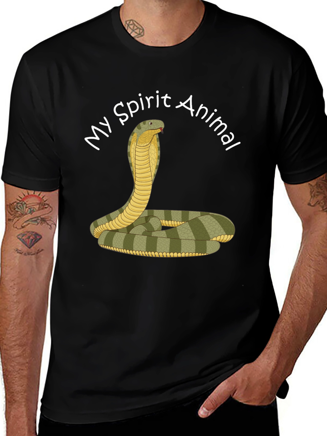 My Spirit Animal Snake Tee - Cobra Design