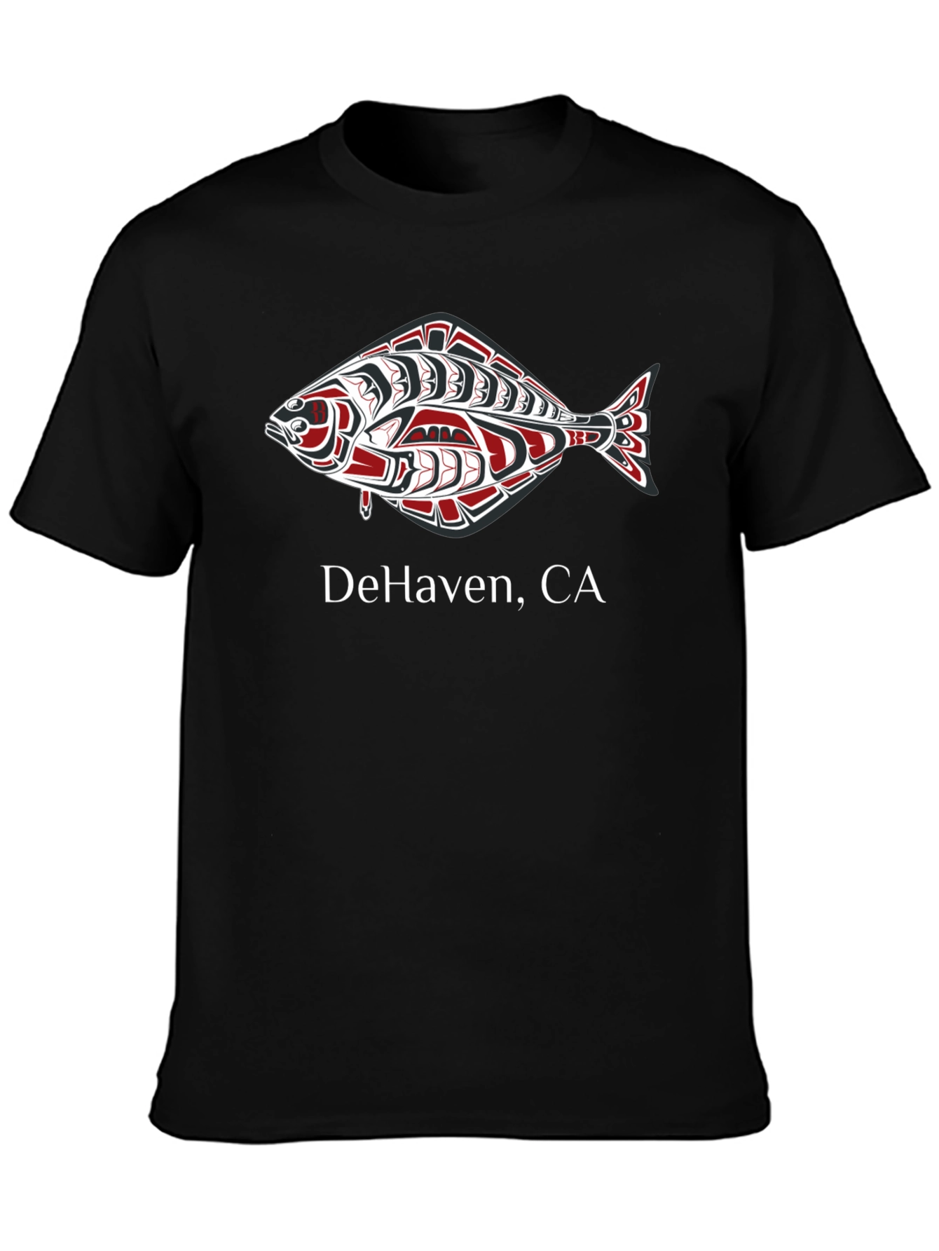 DeHaven CA Fish Graphic T-Shirt