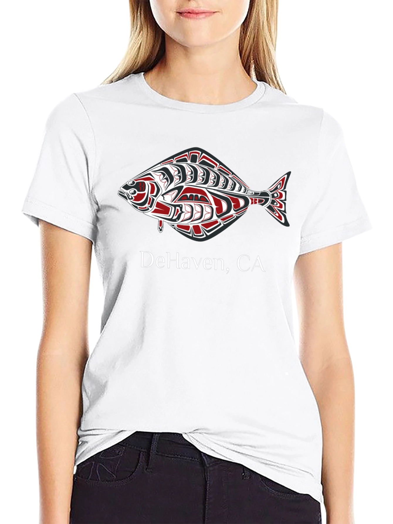 DeHaven CA Fish Graphic T-Shirt