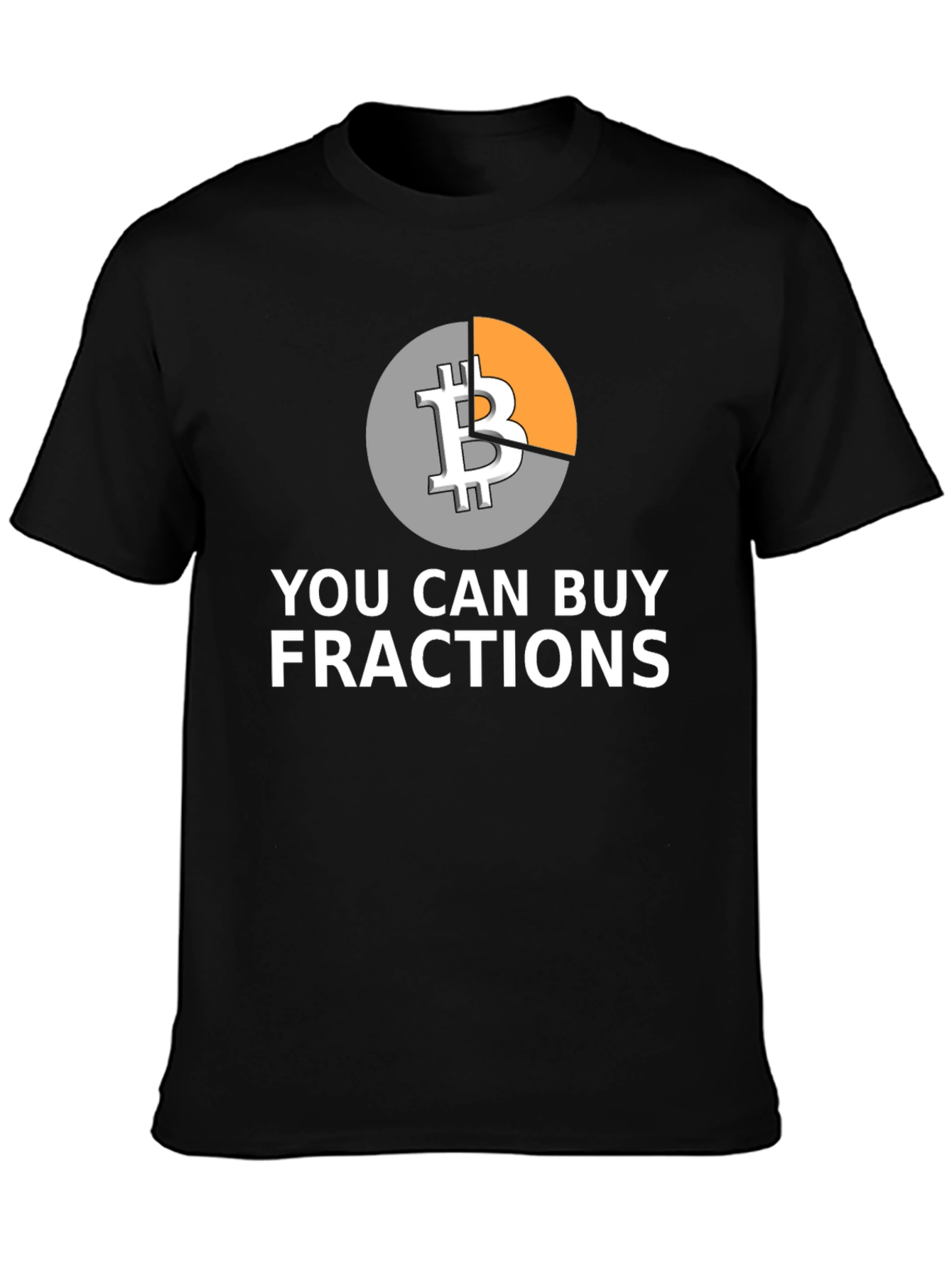 Bitcoin Fractions Graphic T-Shirt