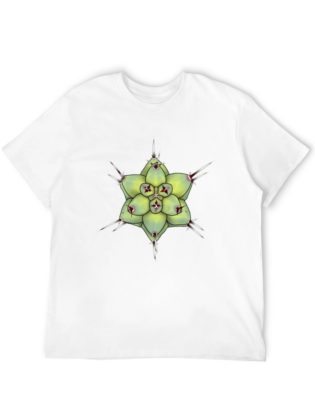 Cactus Flower Graphic Tee - Stylish & Unique Design