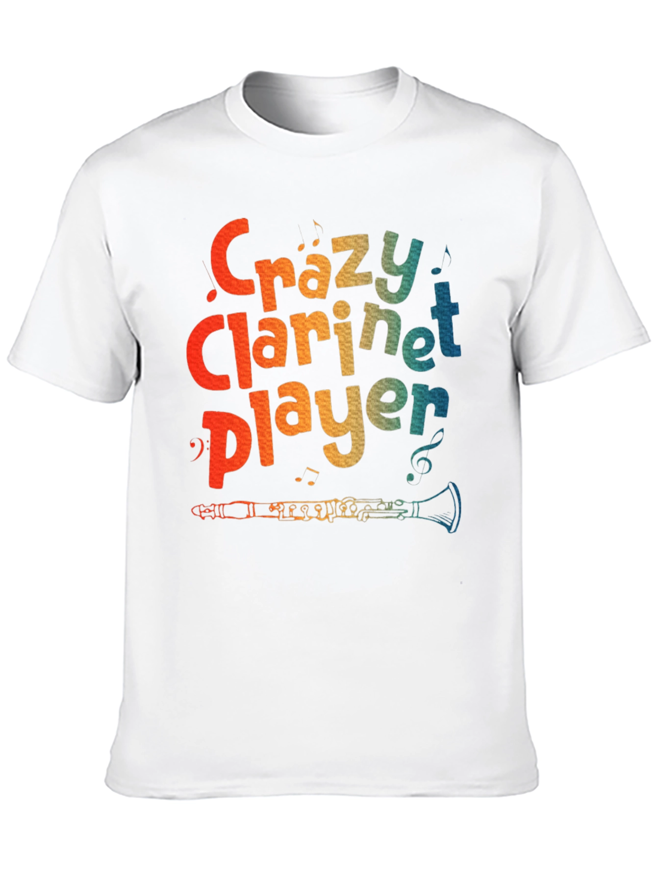 Crazy Clarinet Player T-Shirt - Music Lover Tee