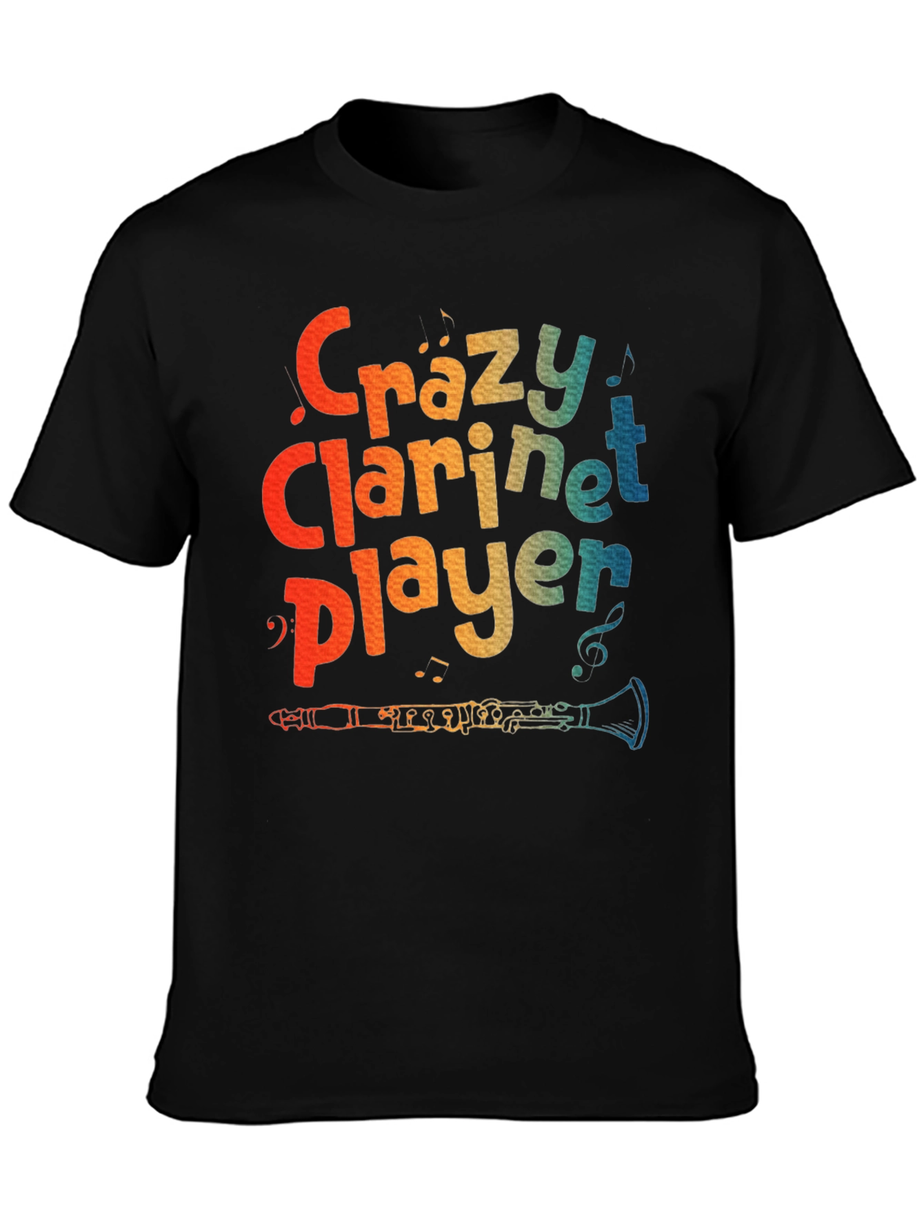 Crazy Clarinet Player T-Shirt - Music Lover Tee