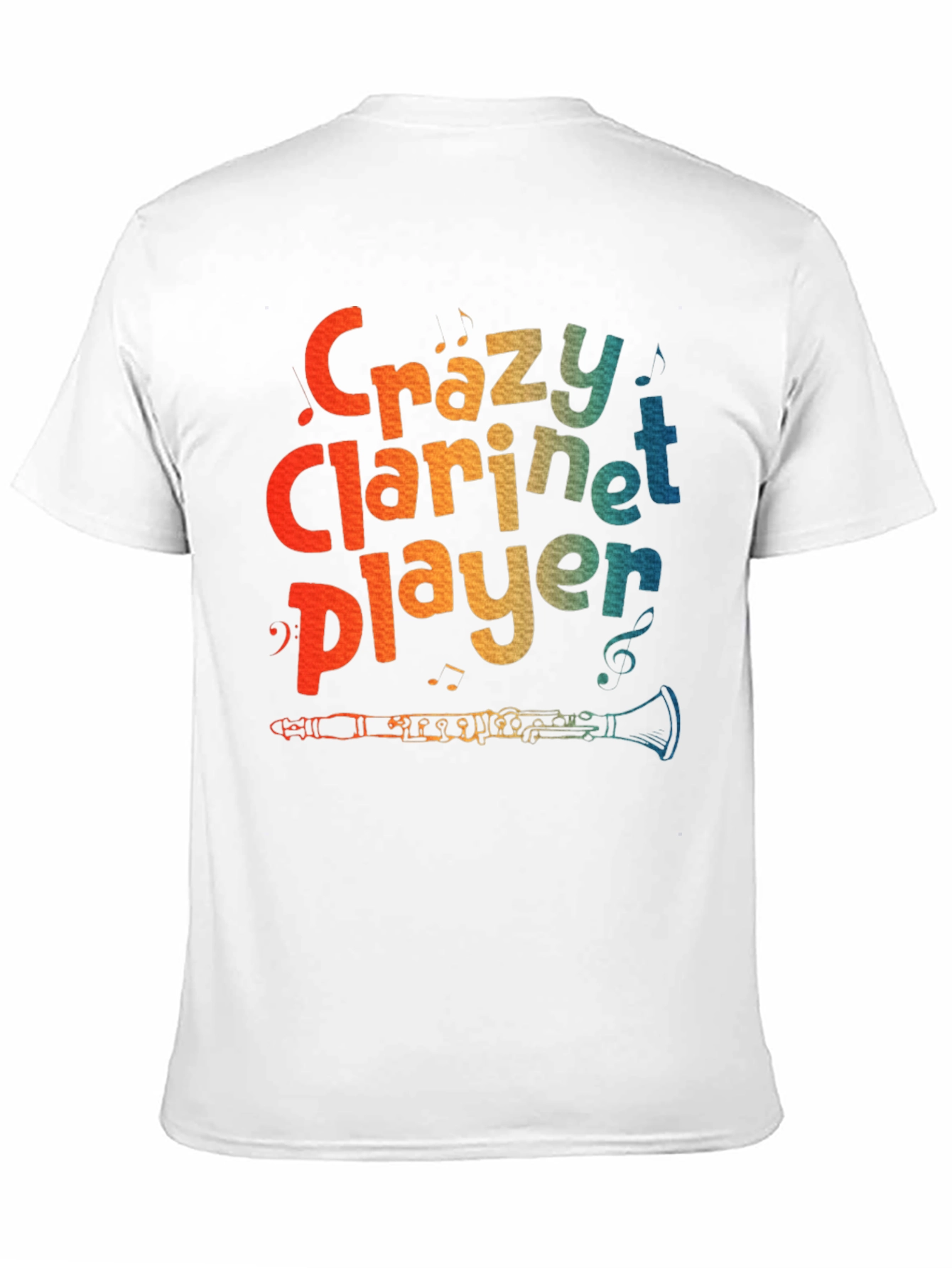 Crazy Clarinet Player T-Shirt - Music Lover Tee