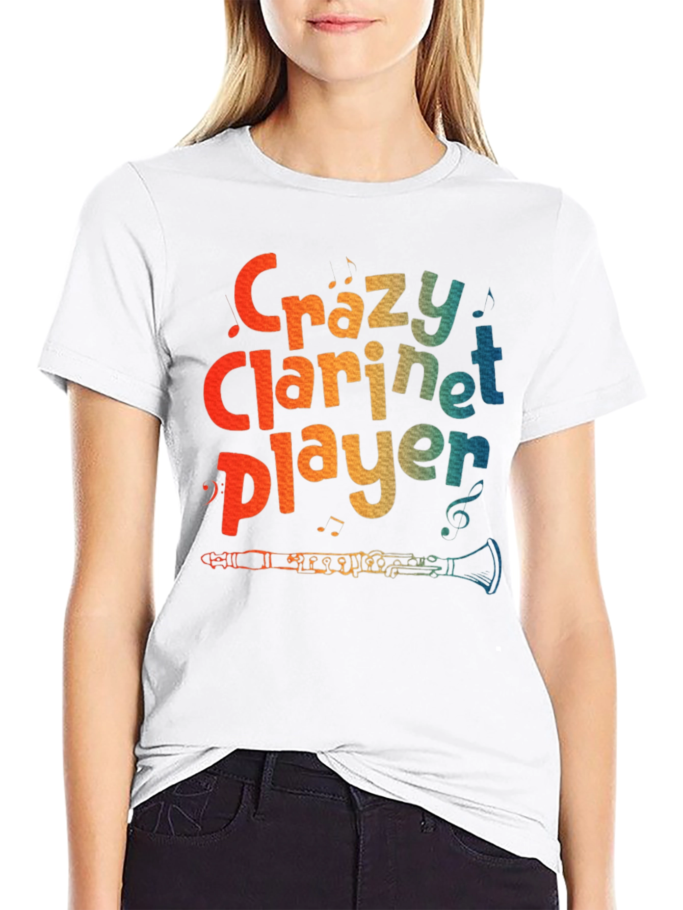 Crazy Clarinet Player T-Shirt - Music Lover Tee