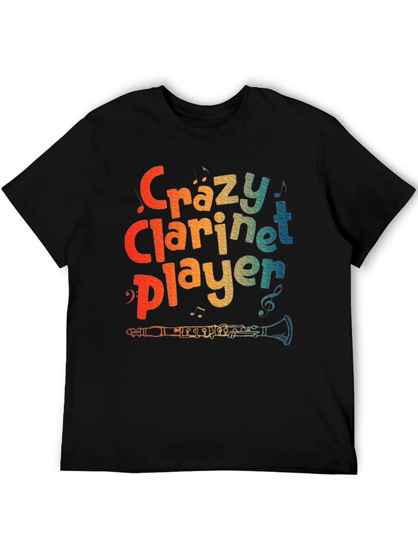 Crazy Clarinet Player T-Shirt - Music Lover Tee